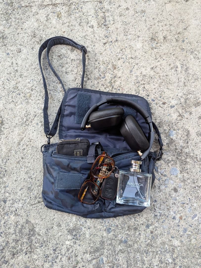 Head Porter ARCHIVE Head Porter Master Navy Camo Sling Bag – Yoshida Size ONE SIZE - 7 Thumbnail