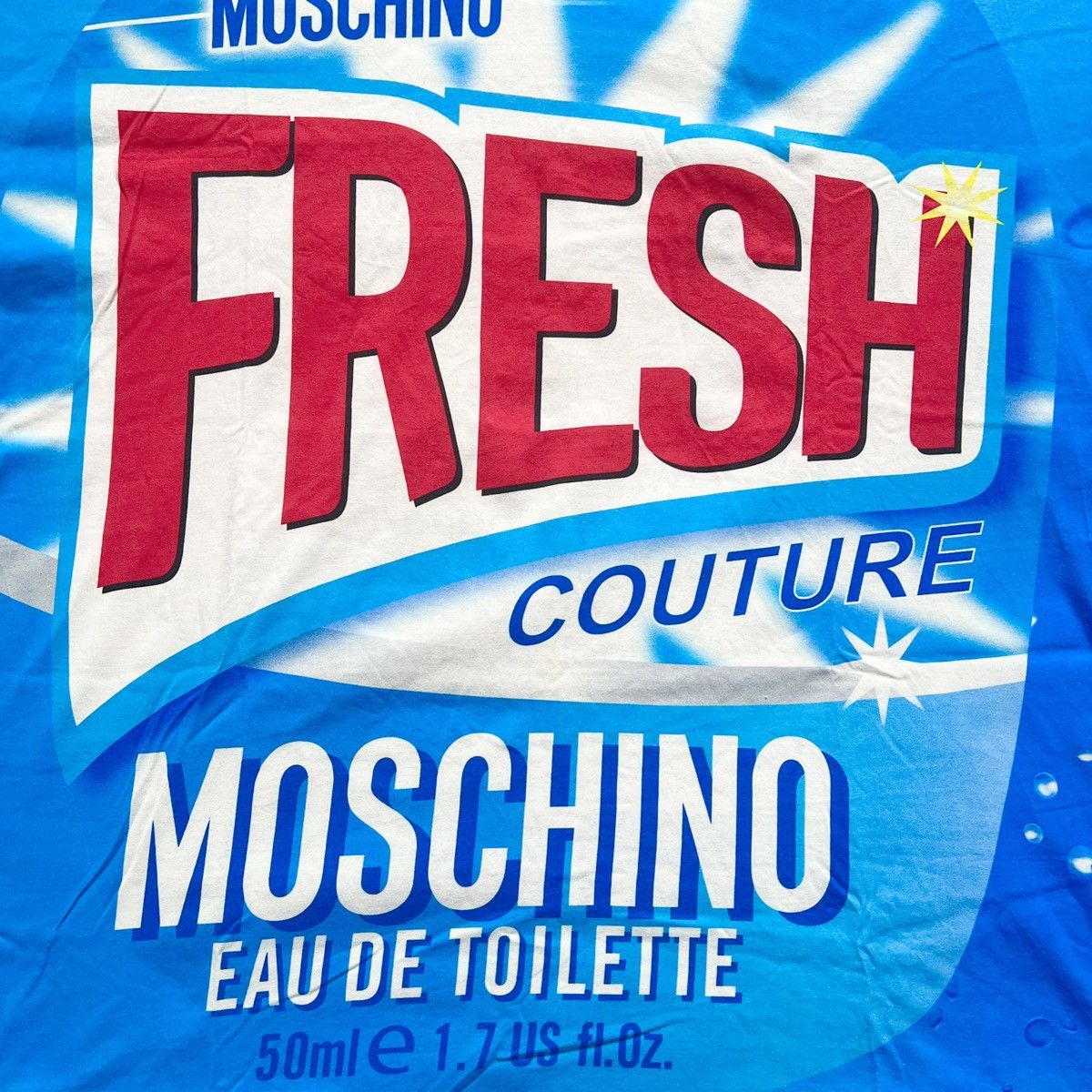 Moschino RARE 🧼🫧🧽 MOSCHINO FRESH T-SHIRT print jeremy scott swag Size US XL / EU 56 / 4 - 6 Thumbnail