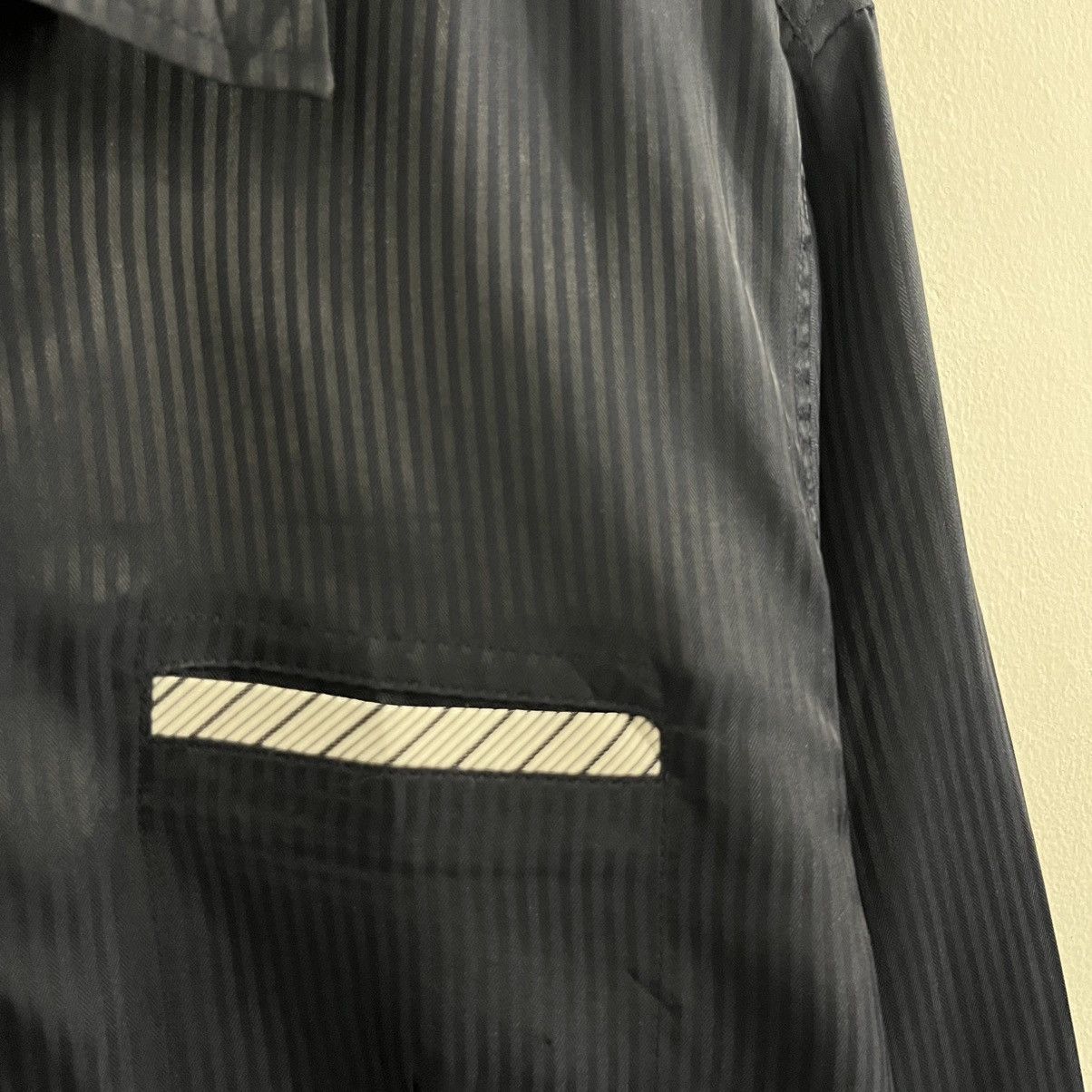 semanticdesign Semanticdesign - Darknavy Striped Clean Button Up Size US L / EU 52-54 / 3 - 4 Thumbnail