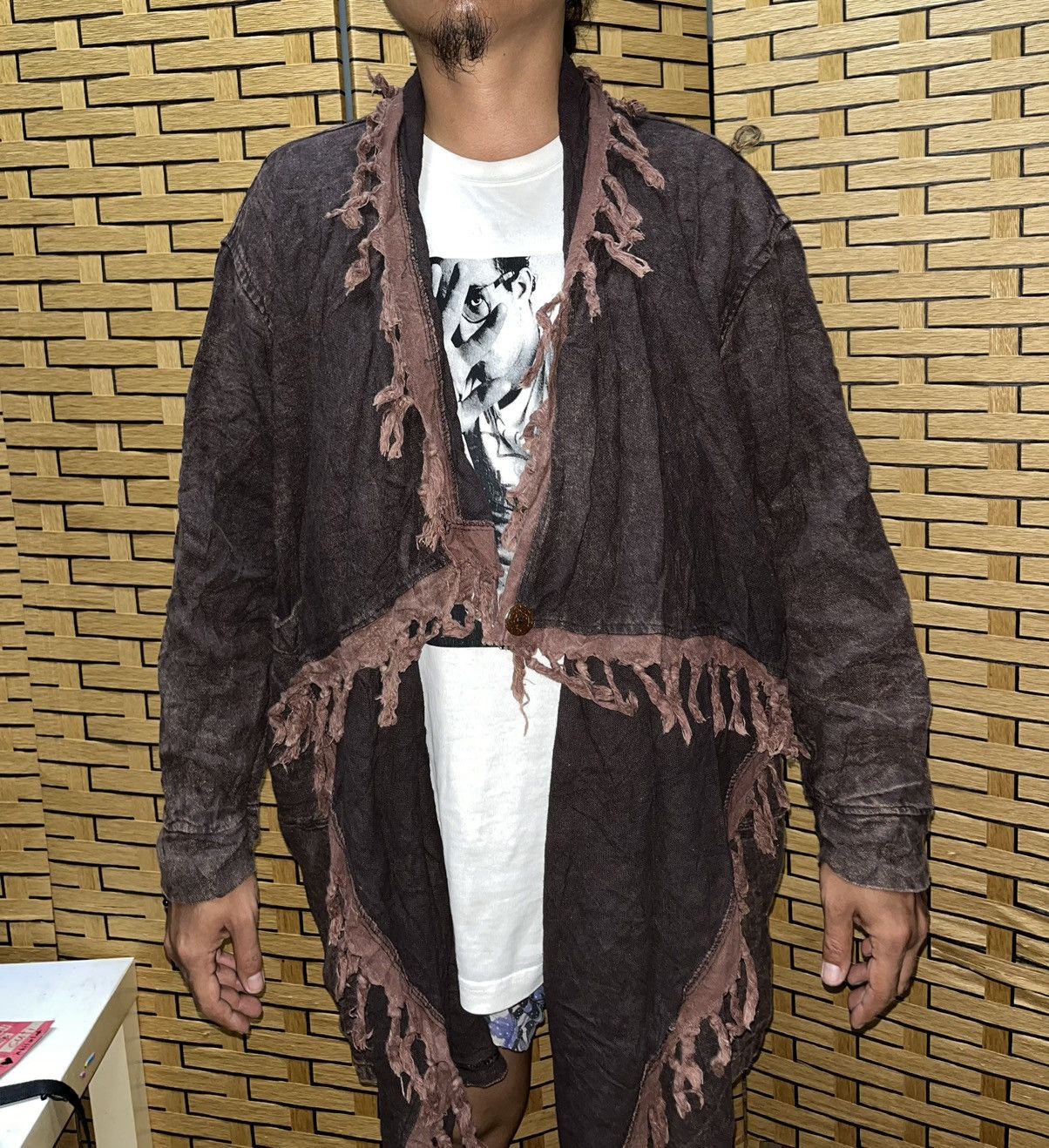 Mexicana × Vintage 🔥Rare Long Fur Coat Yohji Yamamoto Inspired Size US XL / EU 56 / 4 - 4 Thumbnail