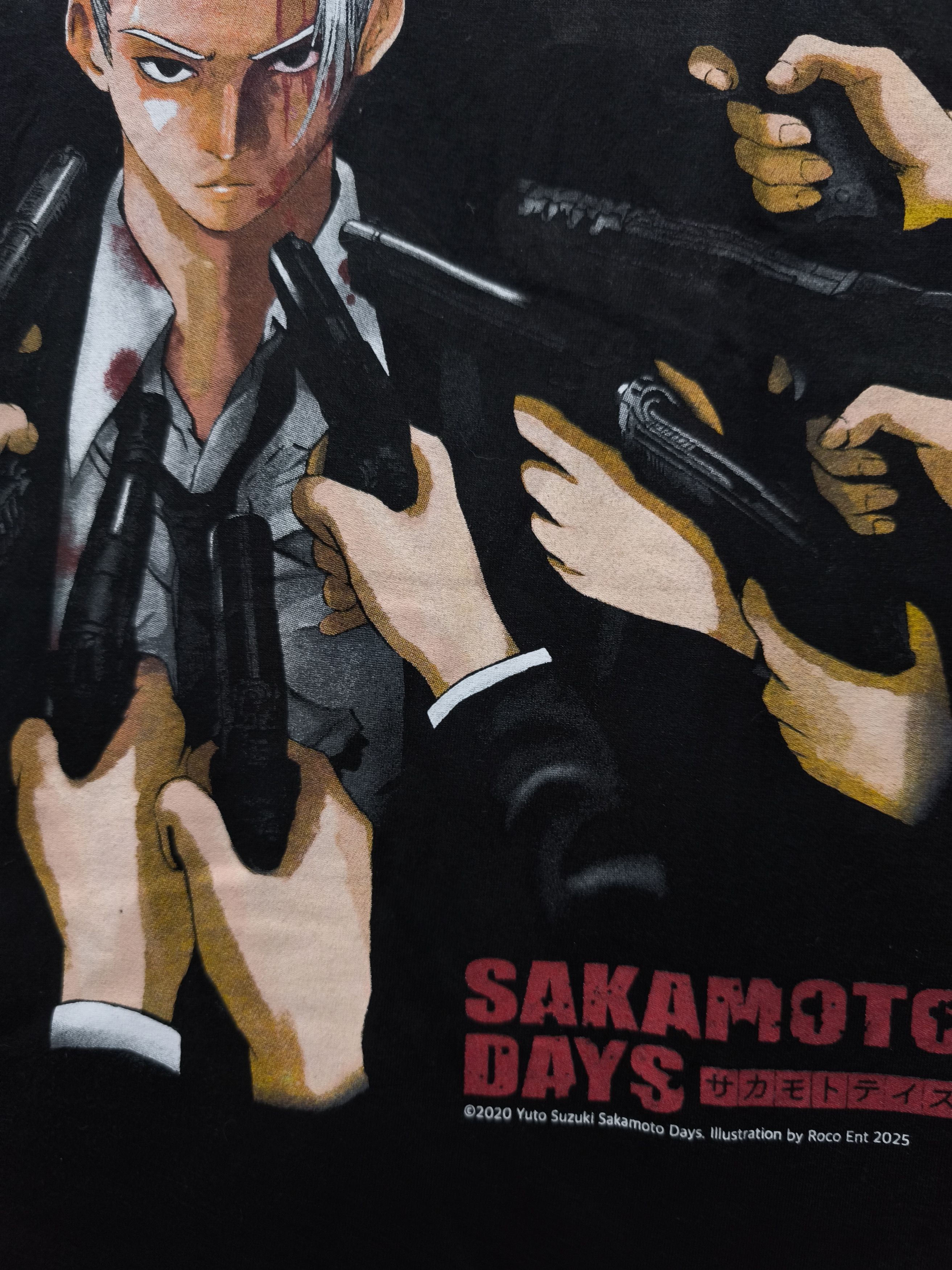Anime Sakamoto Days Taro Sakamoto T-shirt Size US XL / EU 56 / 4 - 6 Thumbnail