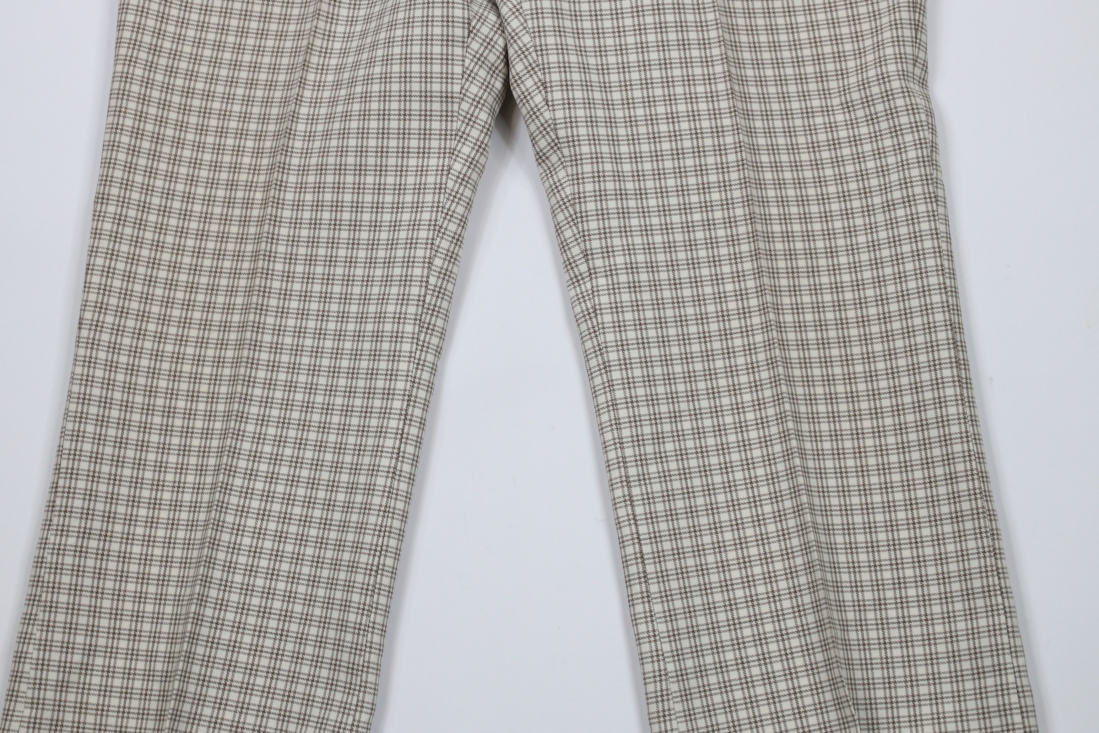 Vintage Vintage 70s Streetwear Bell Bottoms Chino Pants Plaid USA Size US 34 / EU 50 - 3 Thumbnail