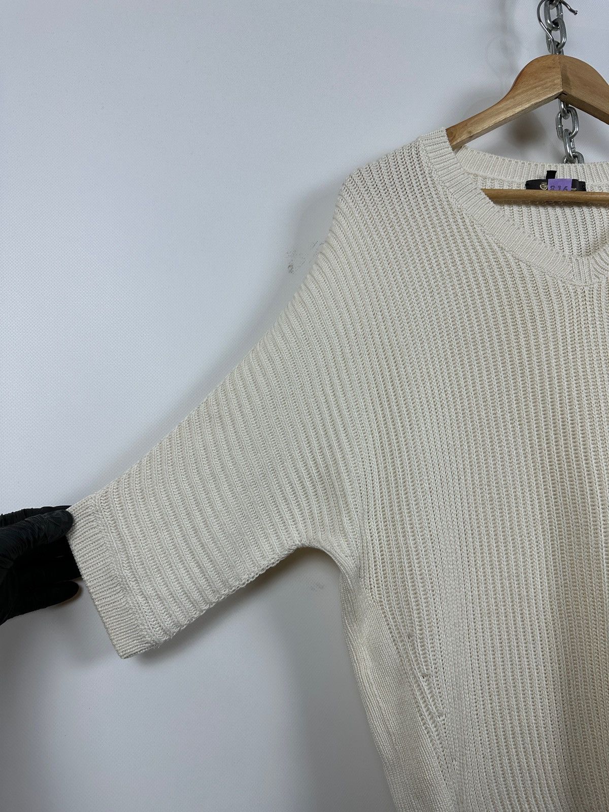 Loro Piana Loro Piana Silk/Cotton 3/4 Sleeve Knit Jumper Sweater Size S / US 4 / IT 40 - 8 Thumbnail