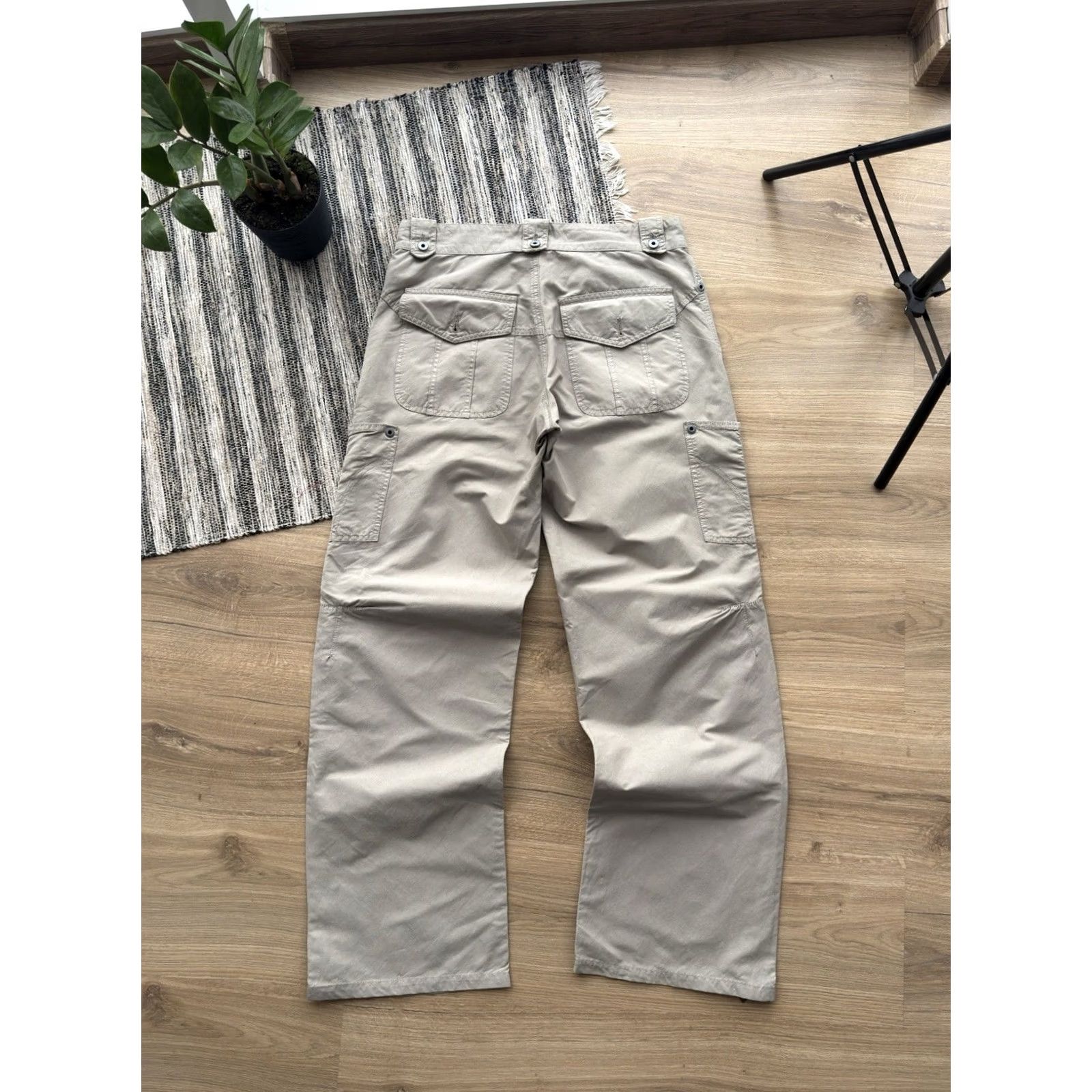 Dolce & Gabbana VINTAGE Dolce&Gabbana Cargo Pants Men S Beige 32in Inseam 46 Size US 29 - 3 Thumbnail