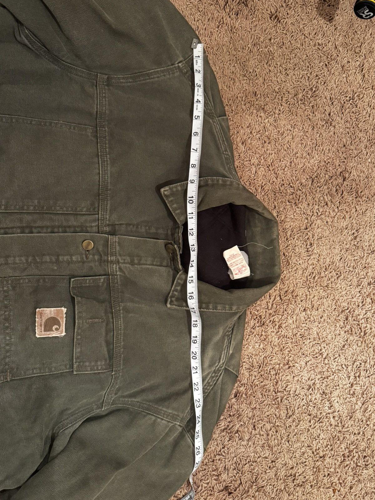 Carhartt Vintage USA Made Carhartt Green Duck Canvas workwear Jacket Size US XL / EU 56 / 4 - 9 Thumbnail