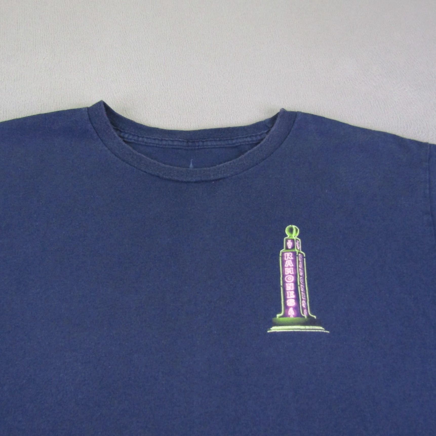 Disney Disney Shirt Mens Large Blue Parks Cars Ramones Mechanic Neon Sign Graphic Tee Size US L / EU 52-54 / 3 - 2 Thumbnail