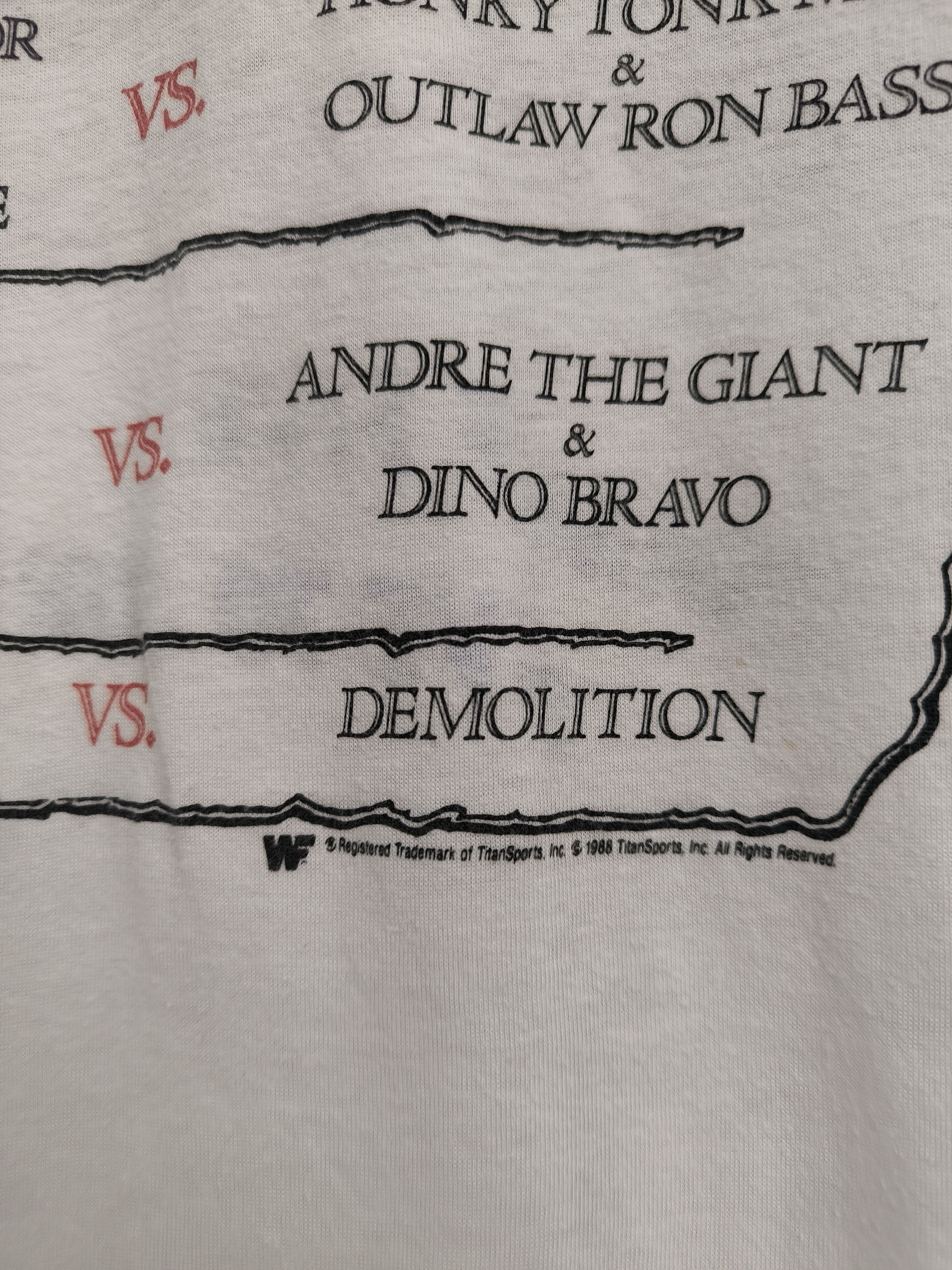 WWF Vintage 1988 WWF Survivor Series Size US XL / EU 56 / 4 - 8 Thumbnail