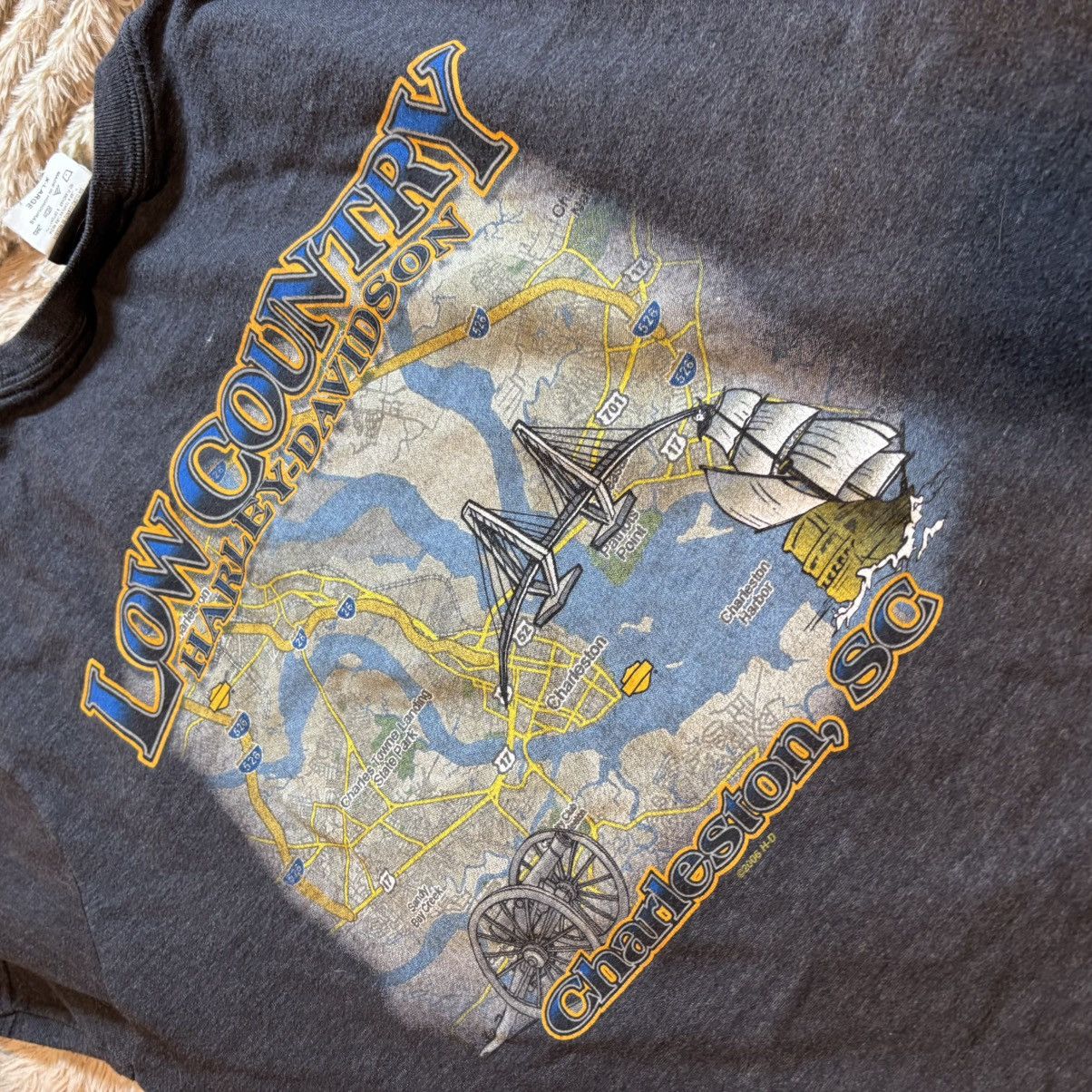 Harley Davidson Harley-Davidson Low Country Charleston SC Graphic Tee XL Size US L / EU 52-54 / 3 - 5 Thumbnail