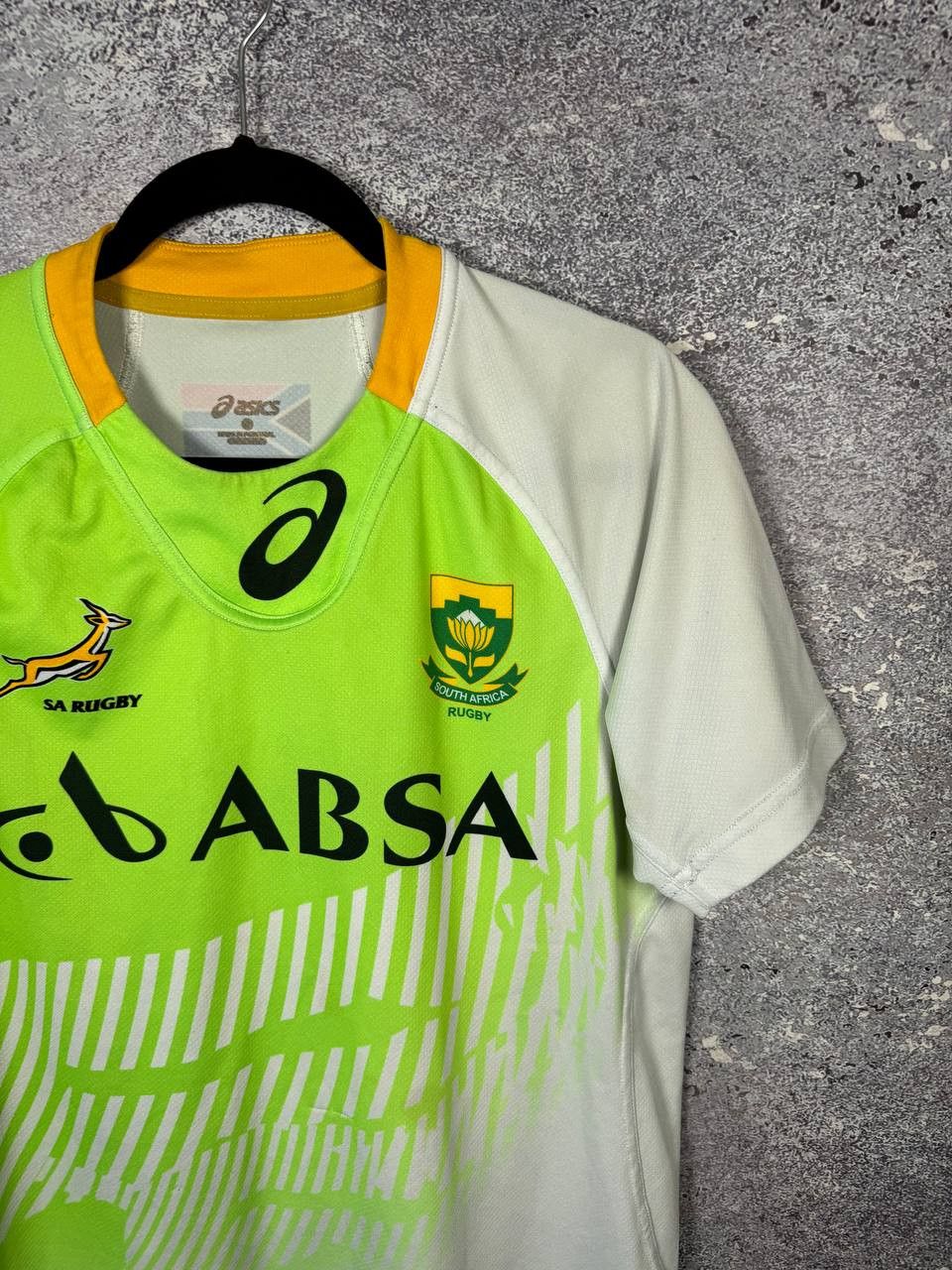 Asics South Africa Sevens Rugby Shirt 2014 Asics Jersey Small Size US S / EU 44-46 / 1 - 2 Thumbnail
