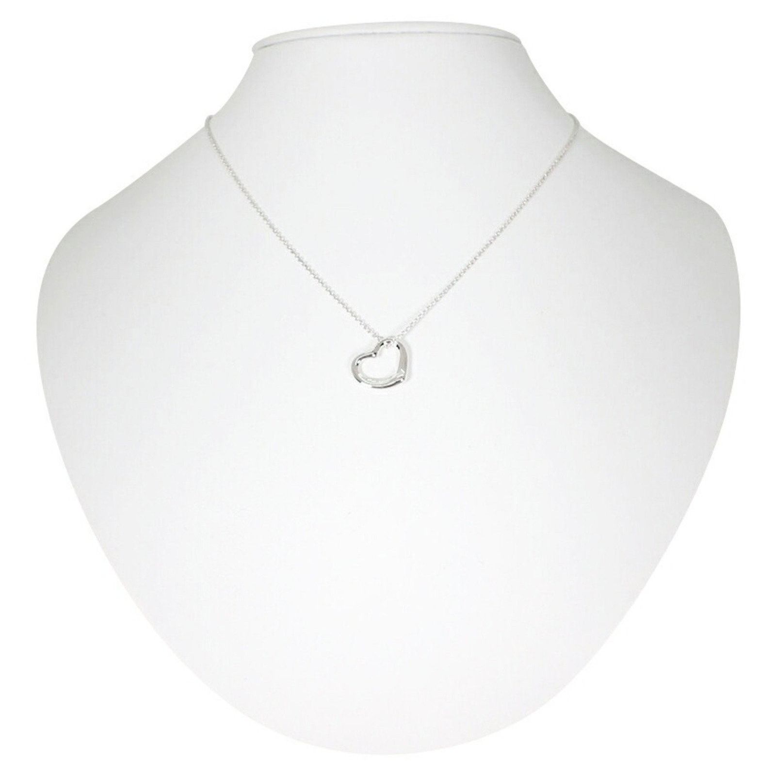Tiffany & Co. Open Heart Pendant Necklace