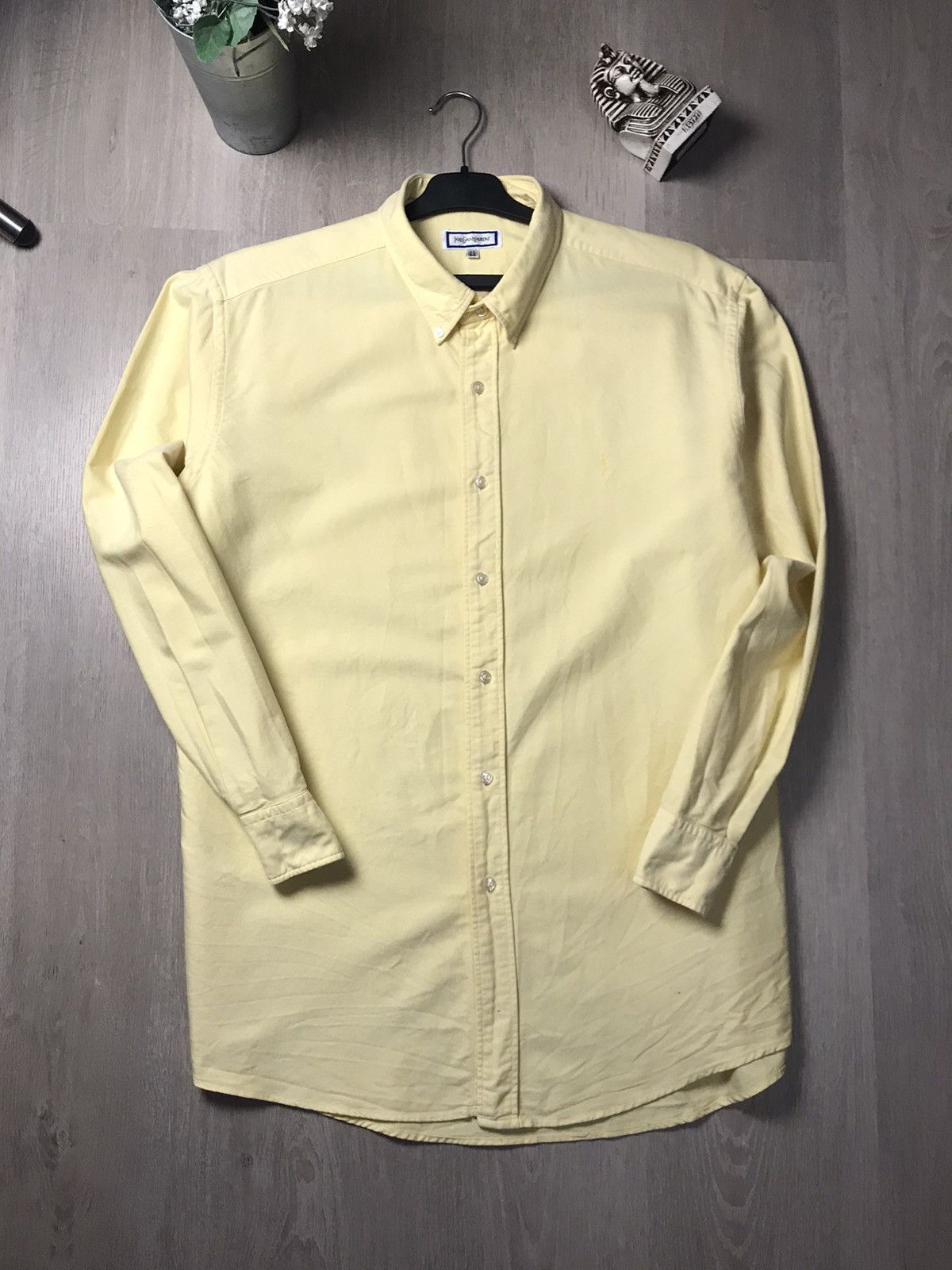Vintage × Yves Saint Laurent Vintage Yves Saint Laurent 80s button up shirt Size US L / EU 52-54 / 3 - 1 Thumbnail