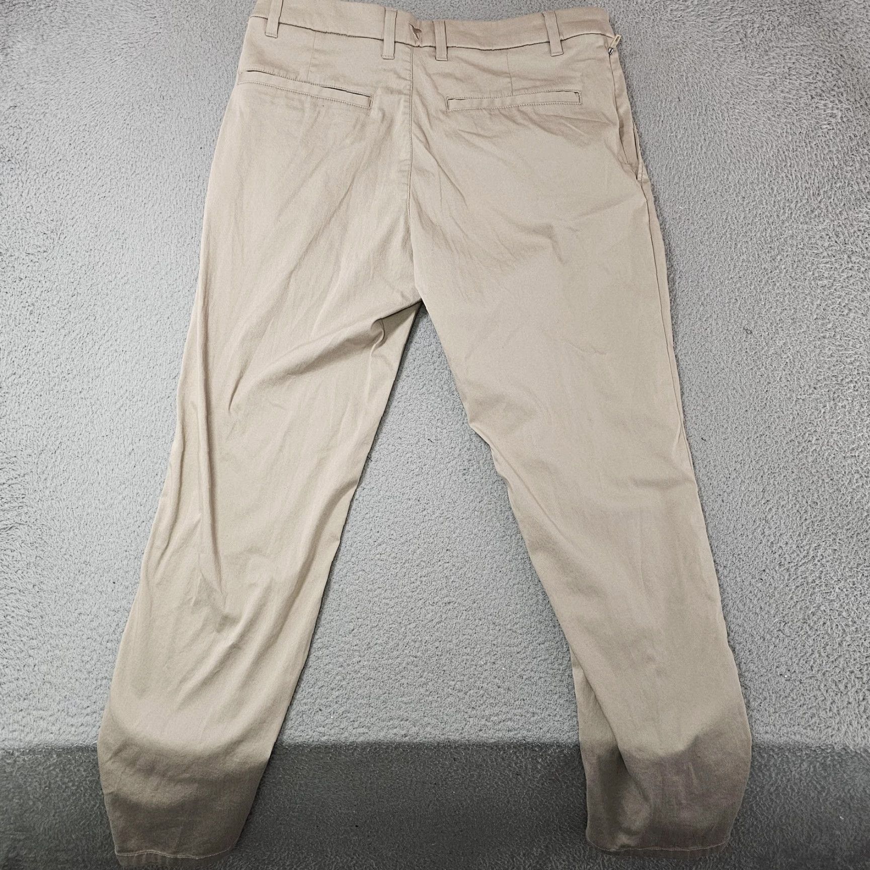 Vintage Birddogs Pants Mens 32x28 Khaki Beige Chino Stretch Casual Tech Tapered Pockets Zip Front Belt Loops Birddogs Built-in Liner Mens Size US 32 / EU 48 - 6 Thumbnail