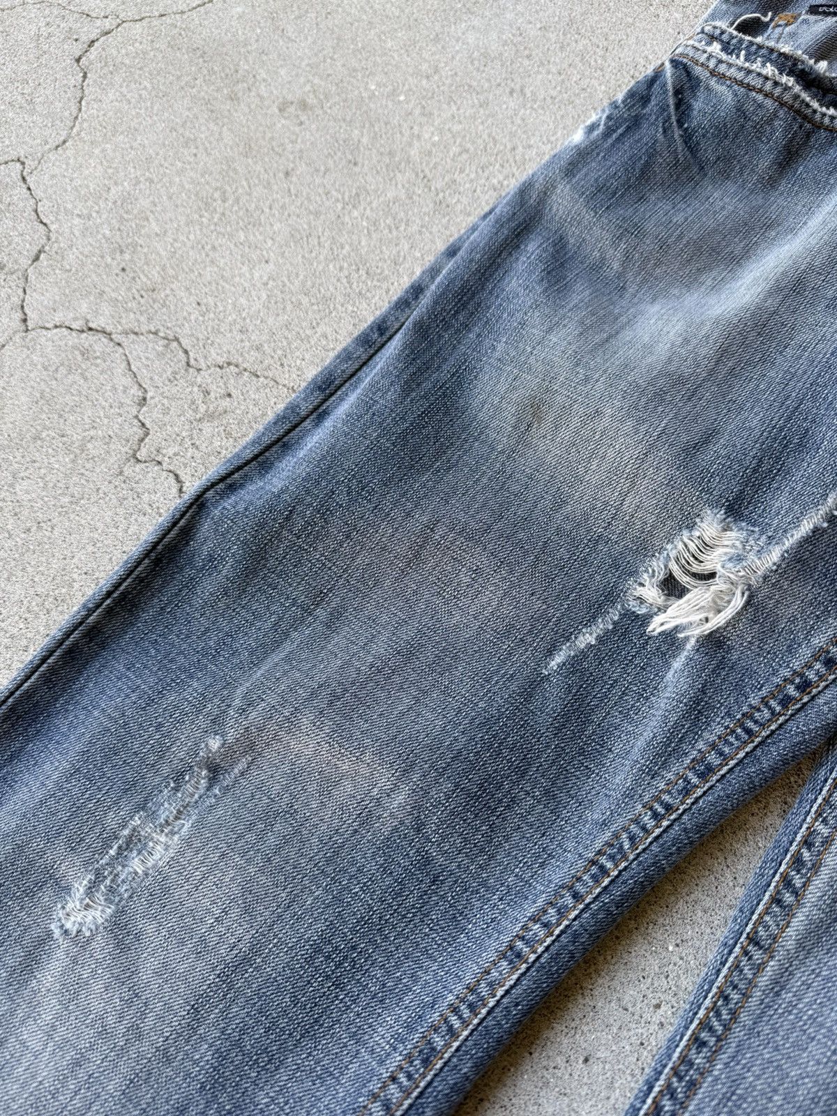DOLCE&GABBANA Archive Grunge Damage Straight Jeans