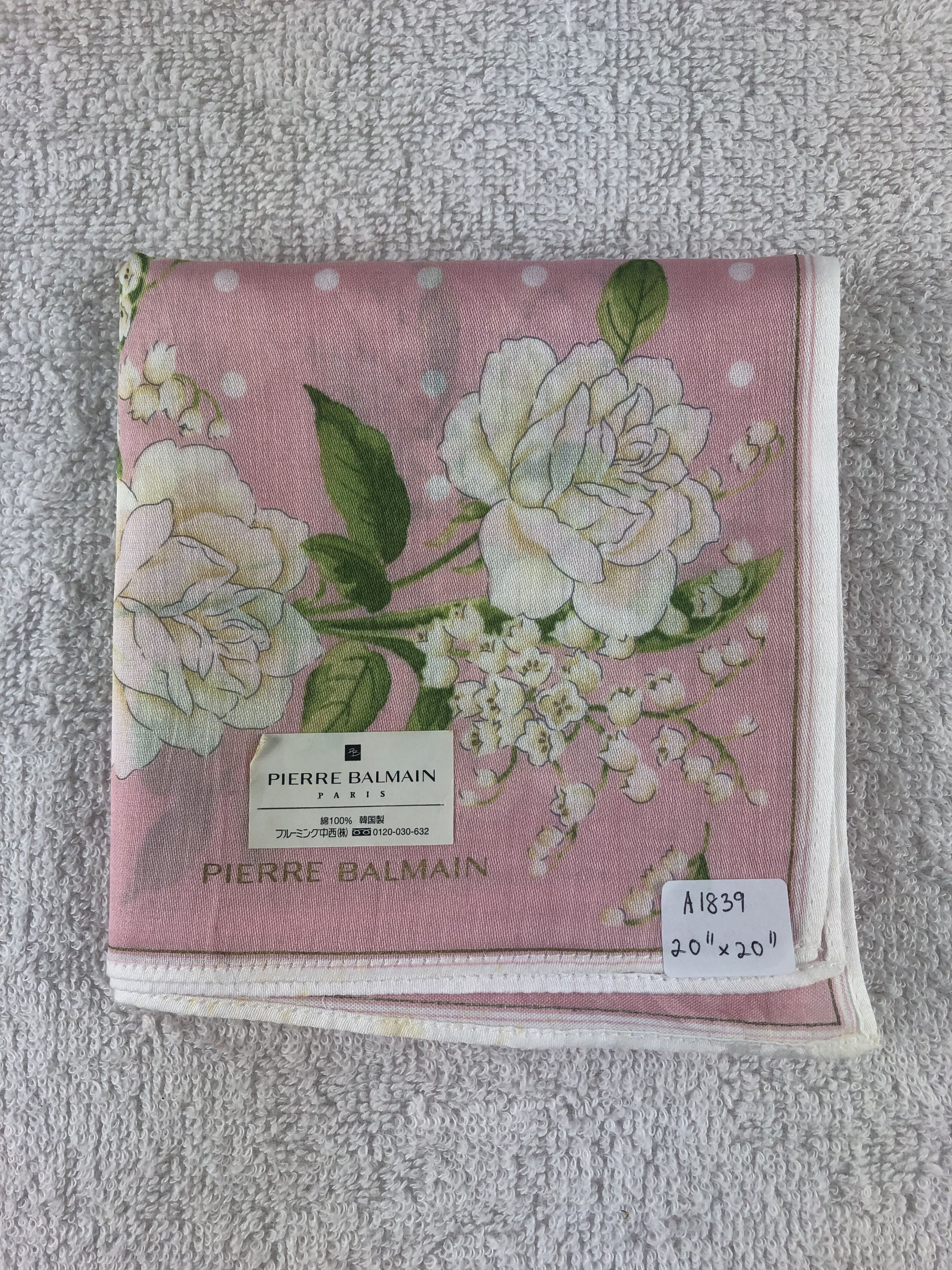 Pierre Balmain × Vintage Pierre Balmain Handkerchief / Bandana / Neckerchief Size ONE SIZE - 6 Thumbnail