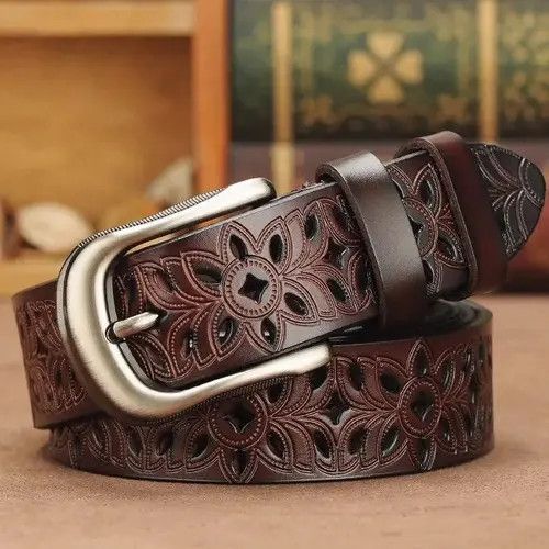 VIBE Genuine Leather Belts Size ONE SIZE - 1 Thumbnail