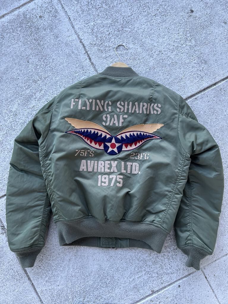 Avirex Avirex - MA - 1 - Flying Shark 9AF Bomber Jacket | Grailed