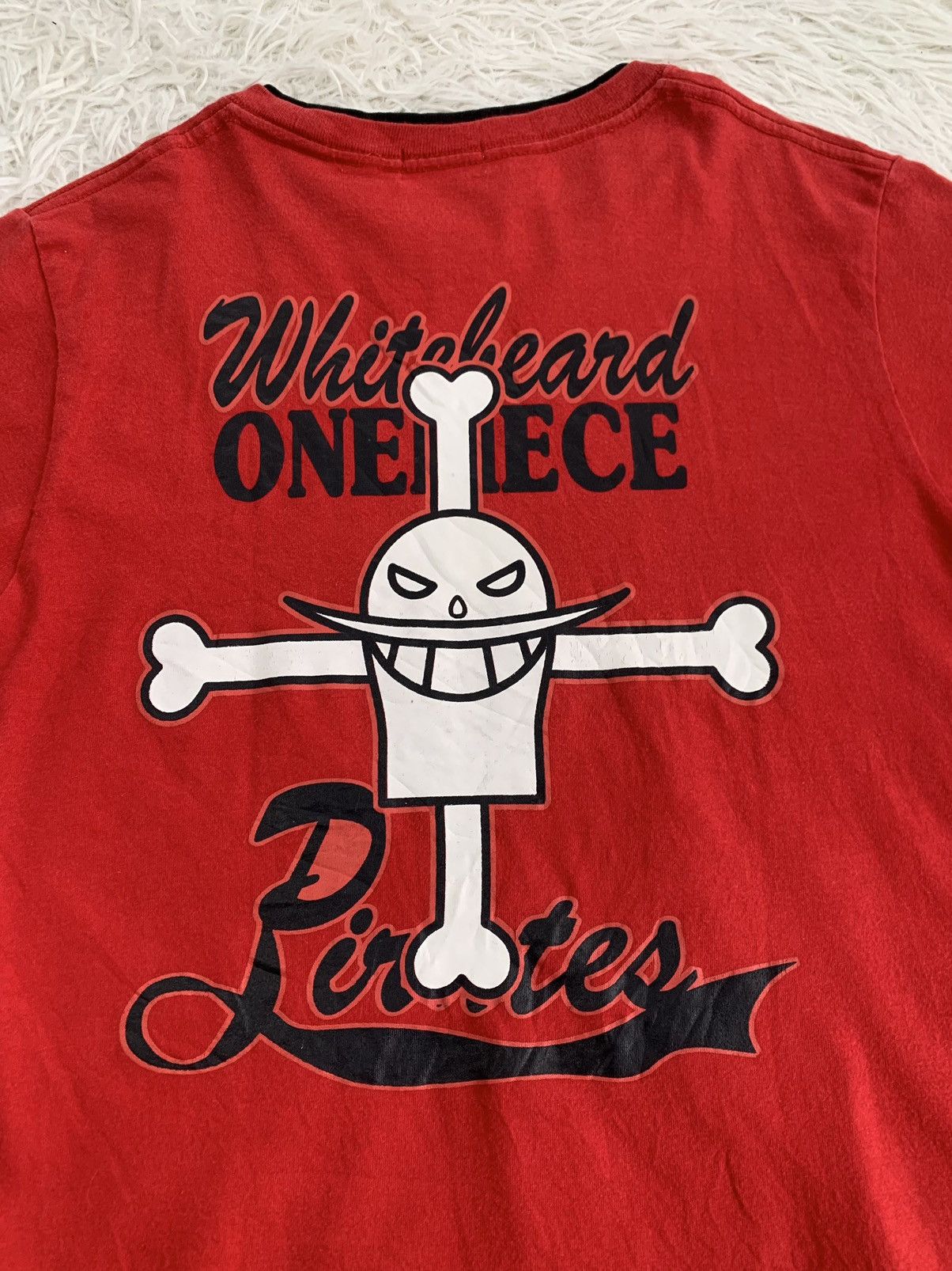 Anime Whitebeard Pirate One Piece Anime Tee Size US S / EU 44-46 / 1 - 5 Thumbnail