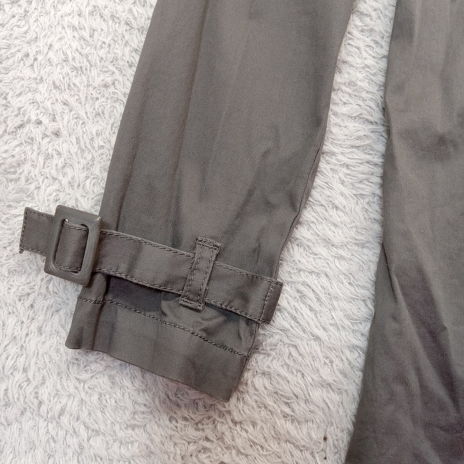 Old Navy Old Navy Trench Coat S Women's Jacket Long Sleeve Grey Size S / US 4 / IT 40 - 4 Thumbnail