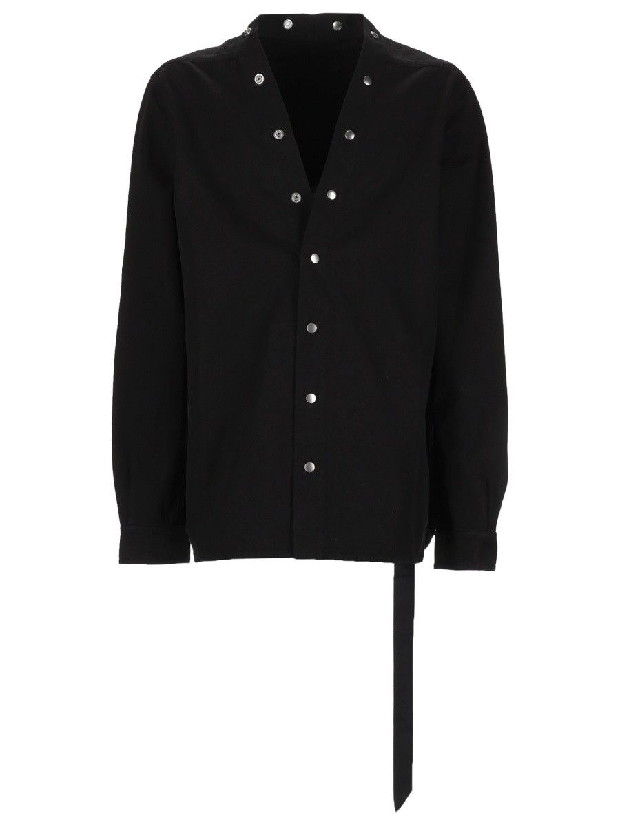 Rick Owens Drkshdw RICK OWENS DRKSHDW CAMICIA "LARRY" - BLACK Size US M / EU 48-50 / 2 - 1 Thumbnail