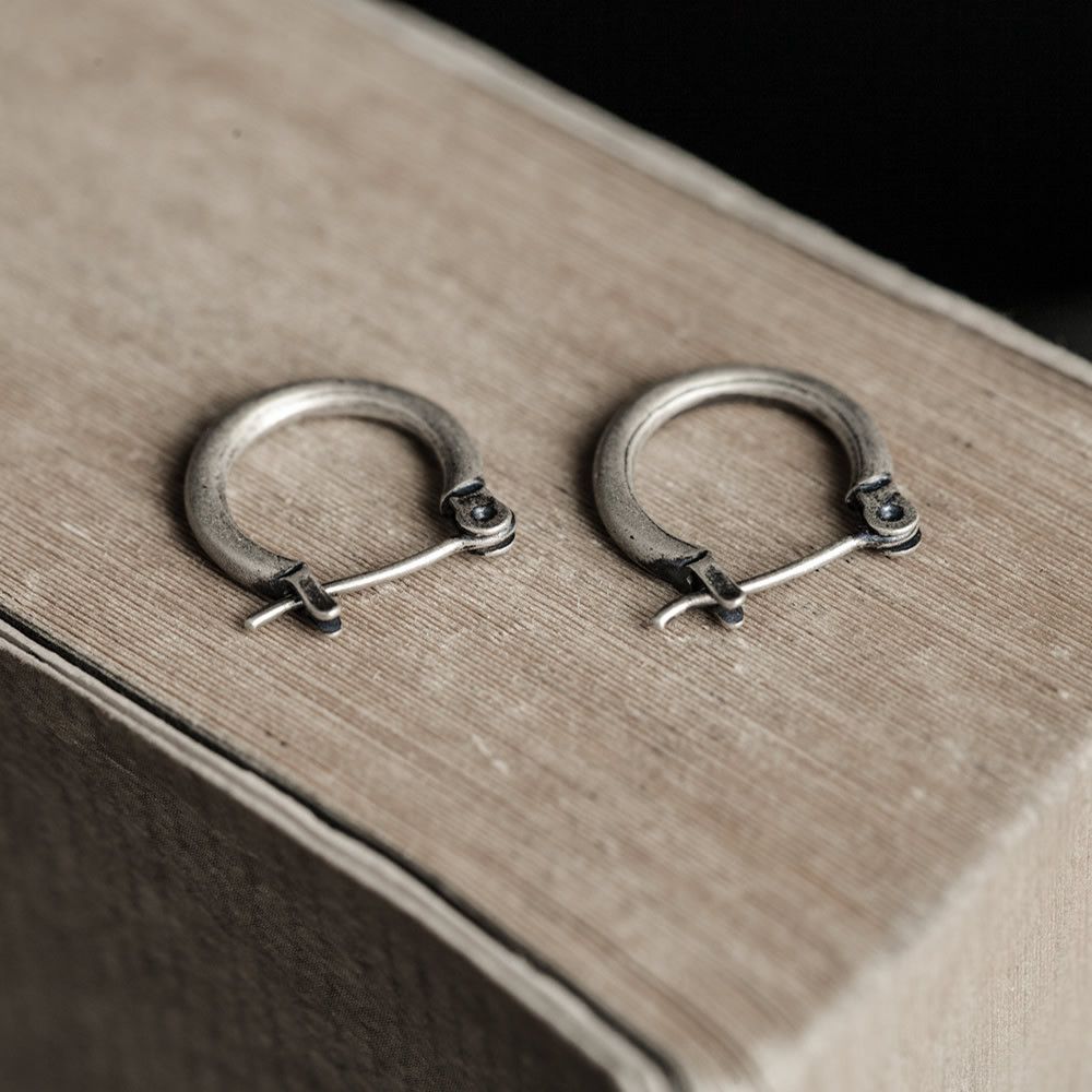 Jewelry Hip-hop Earrings One Pairs Chrome Jewelry Size ONE SIZE - 2 Thumbnail