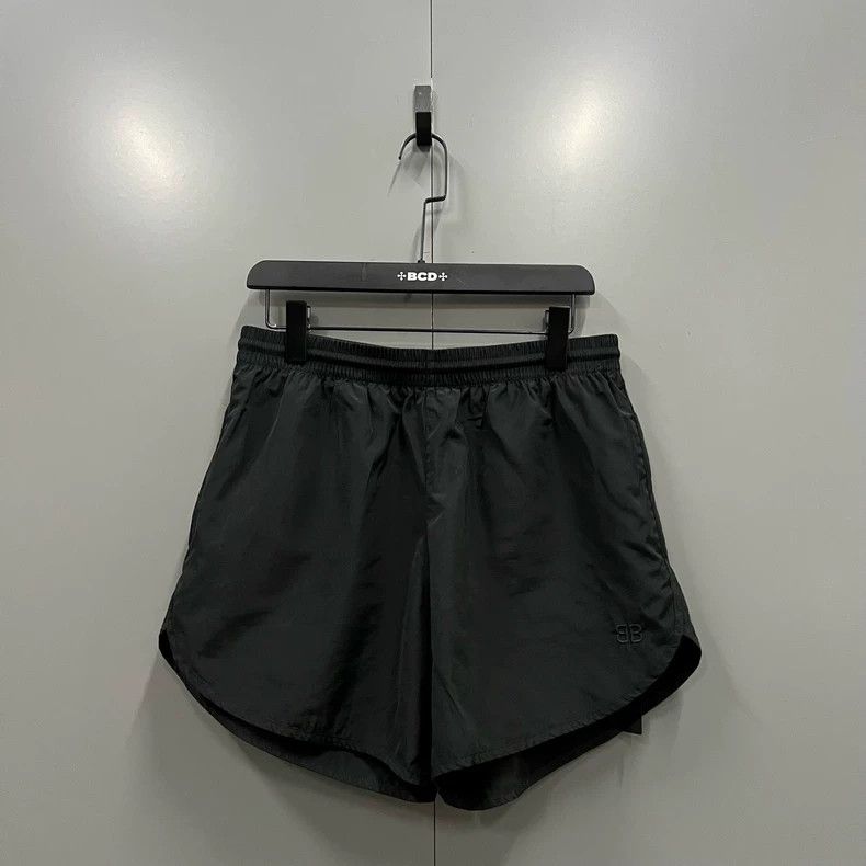 Balenciaga Double B Embroidered Shorts - dmc