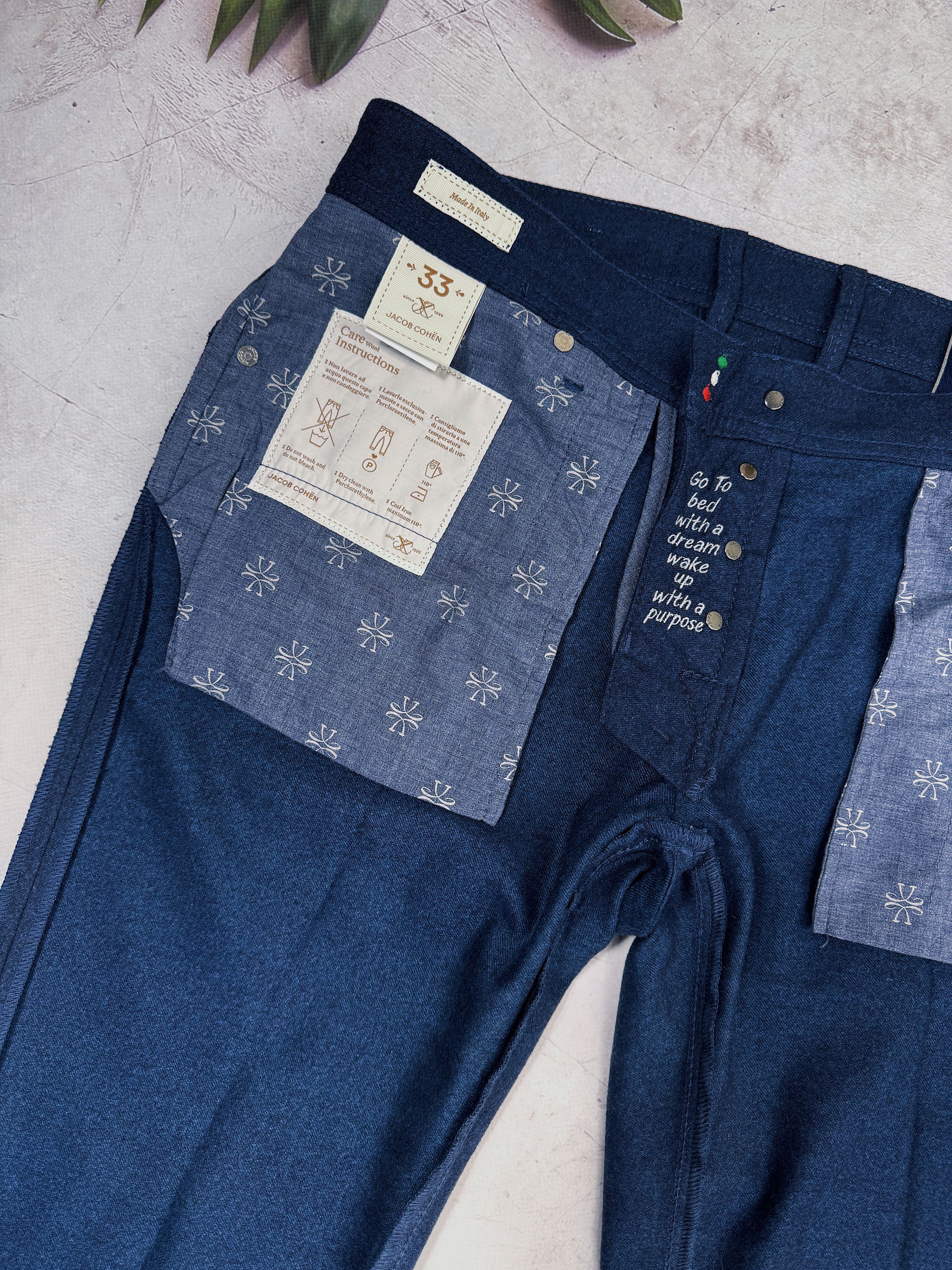 Jacob Cohen Jacob Cohen Wool Pants Trousers Style 622 Size US 33 - 20 Thumbnail