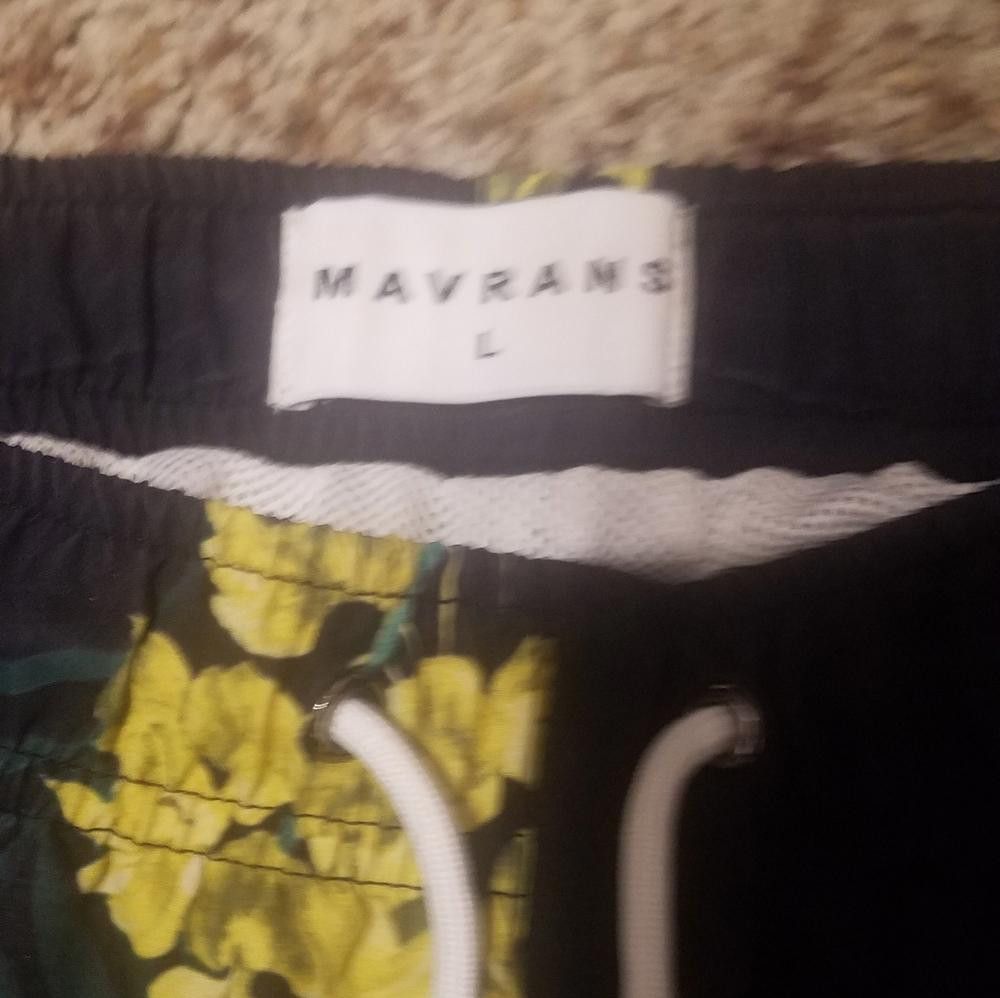 Designer Maveans Navy Men's Swim Shorts with Cheetah Print Size Large Size US 34 / EU 50 - 3 Thumbnail