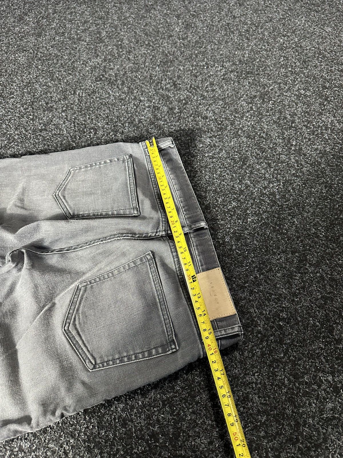 Designer × Sandro 🚨étroit Denim Light wash Size 32 slim rare Sandro luxury Size US 32 / EU 48 - 13 Thumbnail