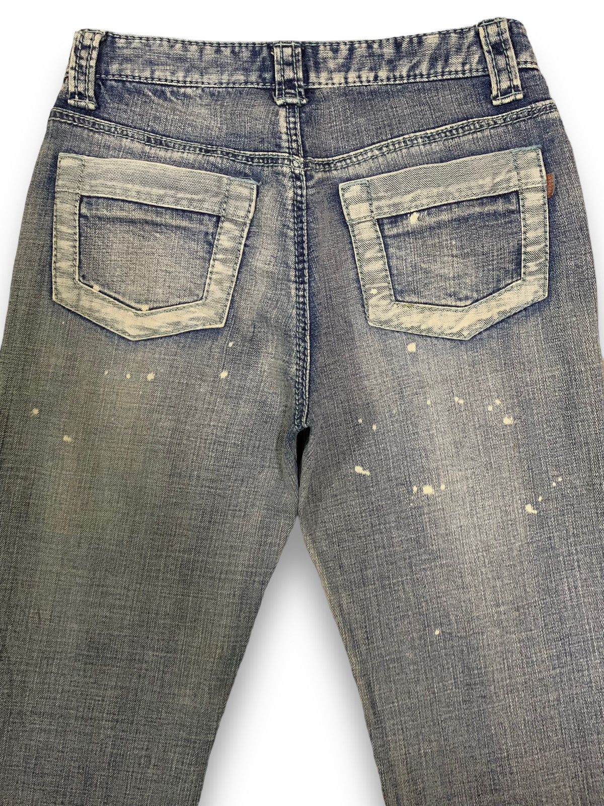 Japanese Brand Vintage Japanese OO Lala Sasson Blue Washed Flare Jeans Size 26" / US 2 / IT 38 - 11 Thumbnail