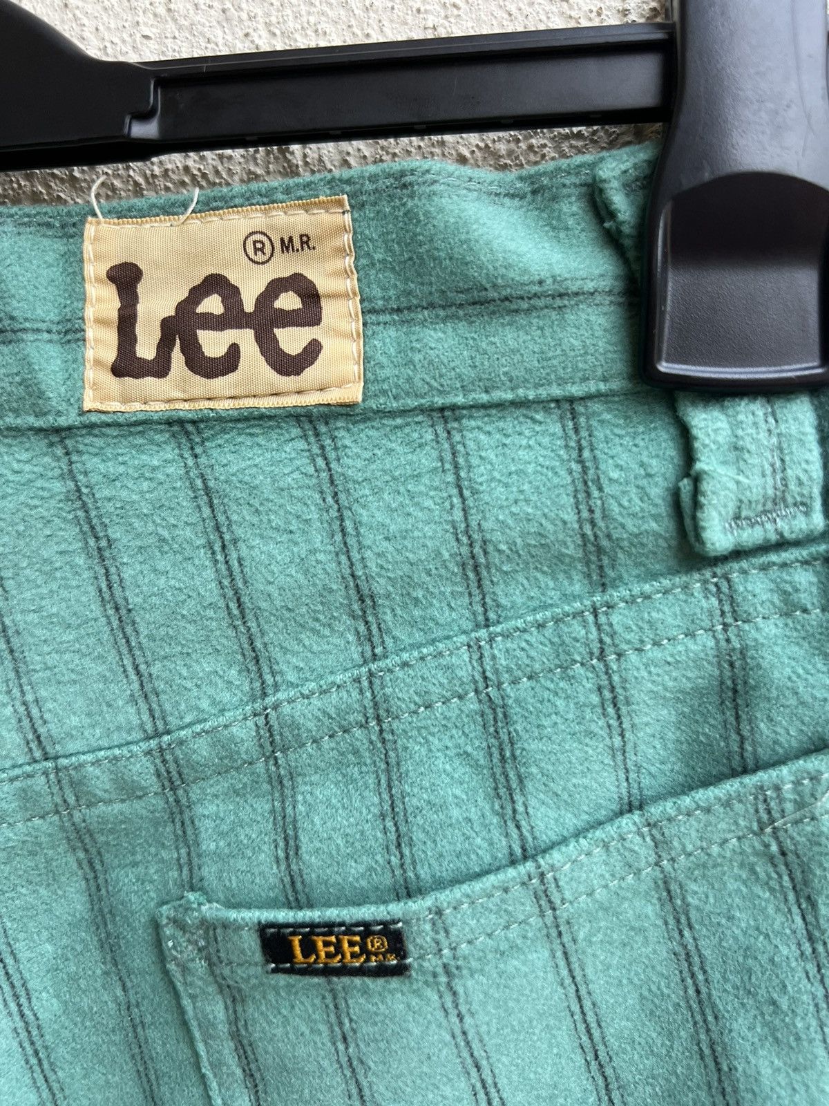 Lee Vintage 70s LEE Usa Suede Cotton Striped Super Flare Pant Size US 27 - 19 Thumbnail
