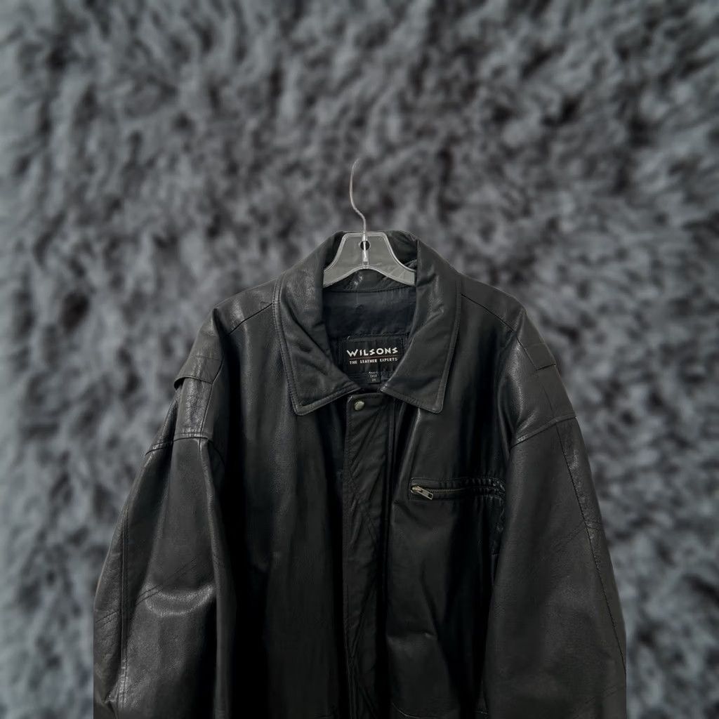 Vintage VINTAGE Wilsons Leather The Experts Jacket Womens 2XL Black Thinsulate Oversized Ful Size XXL / US 16-18 / IT 52-54 - 1 Thumbnail