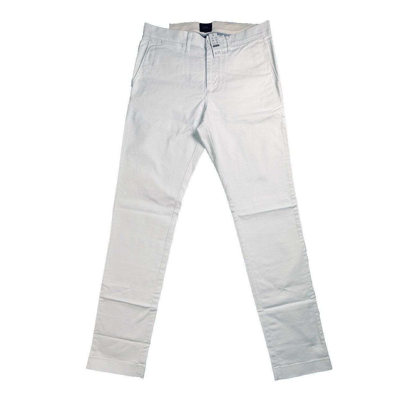 J.Crew J.Crew Mens 484 Slim-fit Stretch Chino White Pant 28/32 Size US 28 / EU 44 - 3 Thumbnail