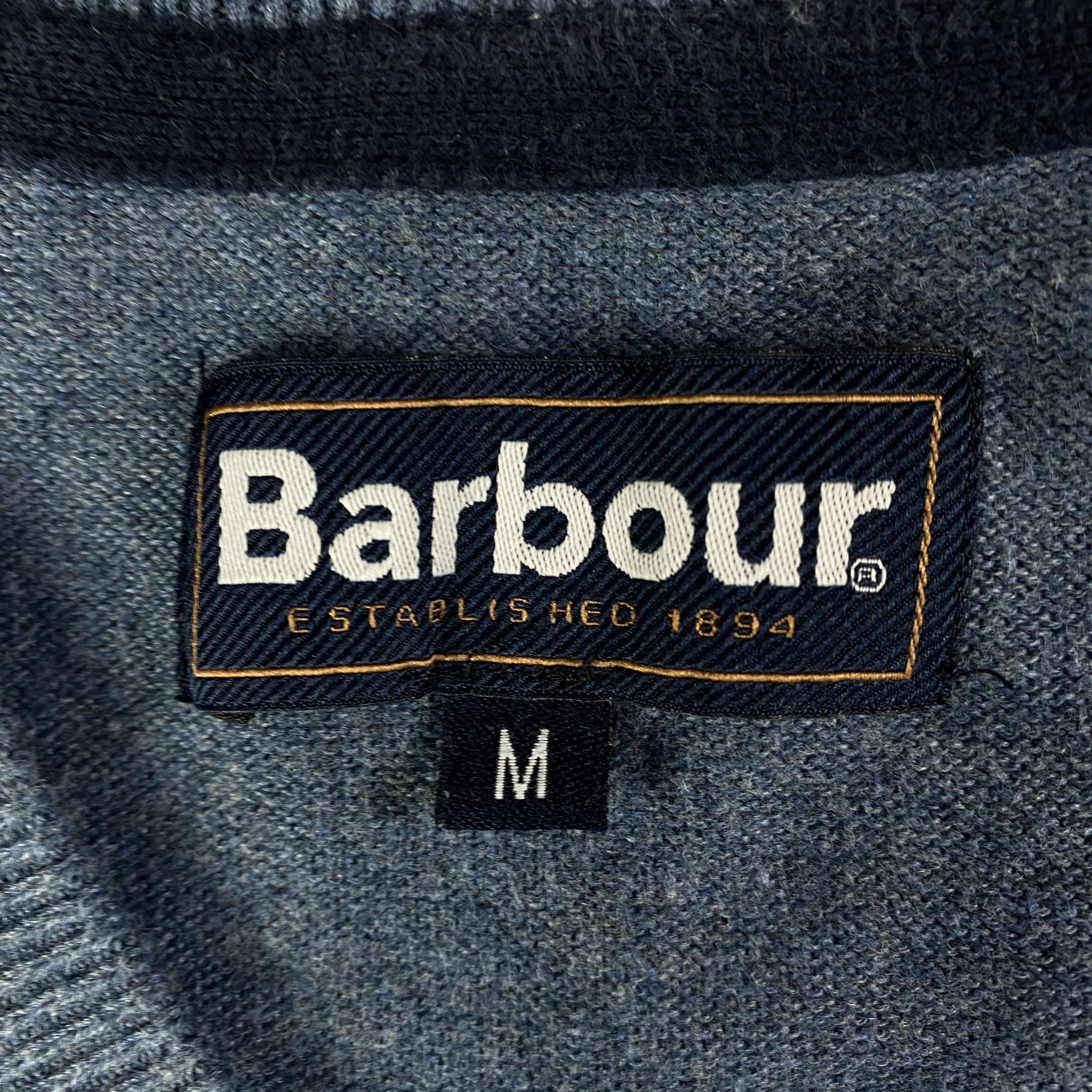 Barbour Mens Sweater Jumper Barbour V Neck Size M Blue Size US M / EU 48-50 / 2 - 4 Thumbnail