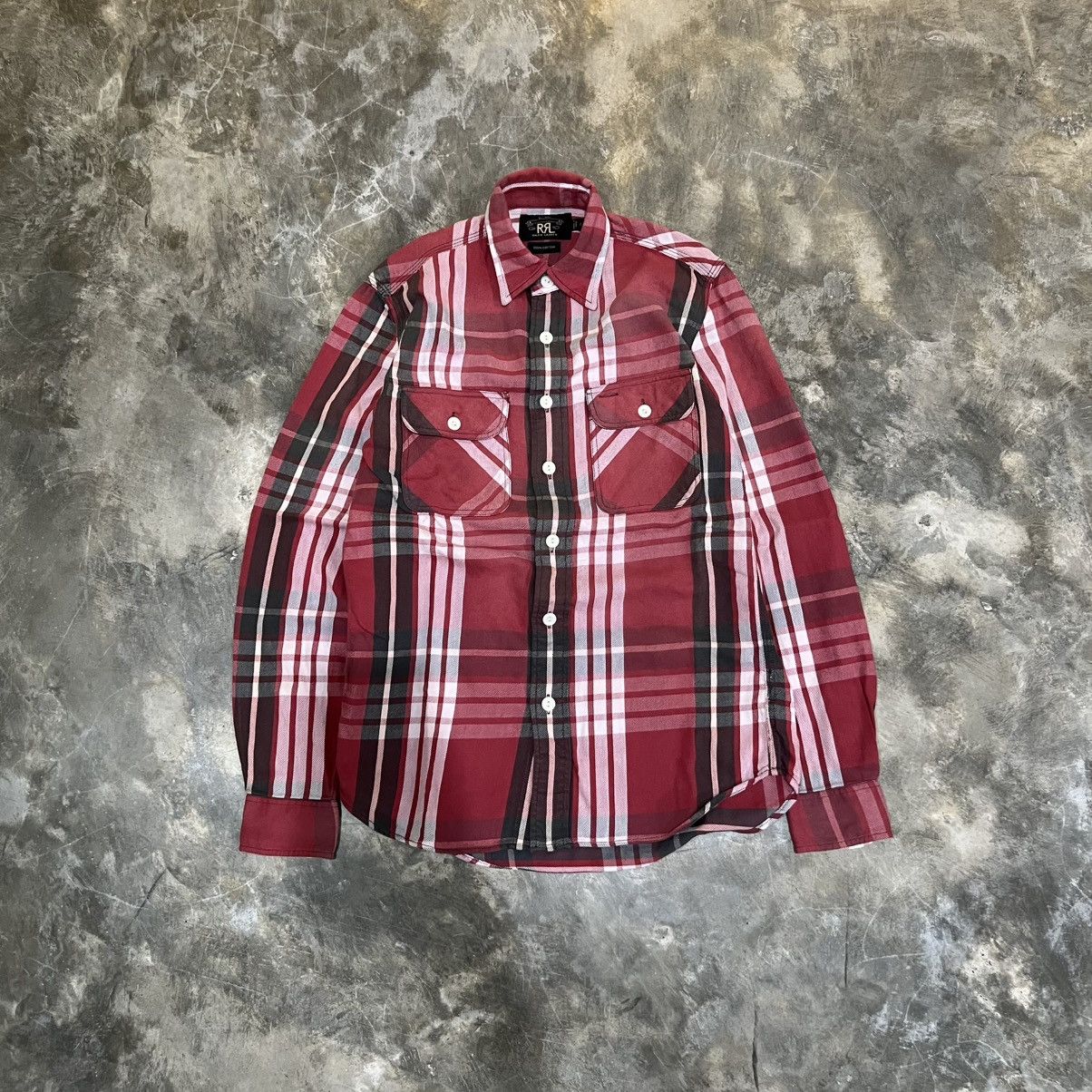 RRL Ralph Lauren RRL Ralph Lauren Flannel Button up Shirt Size US S / EU 44-46 / 1 - 1 Thumbnail