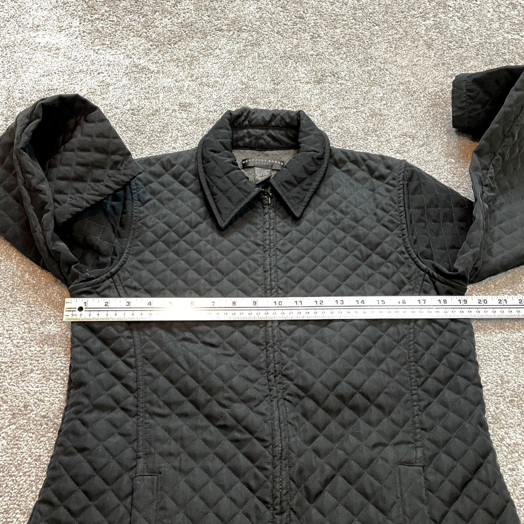 Geoffrey Beene Geoffrey Beene Sport Quilted Jacket Womens M Black Full Zip Pockets Collar Size M / US 6-8 / IT 42-44 - 4 Thumbnail