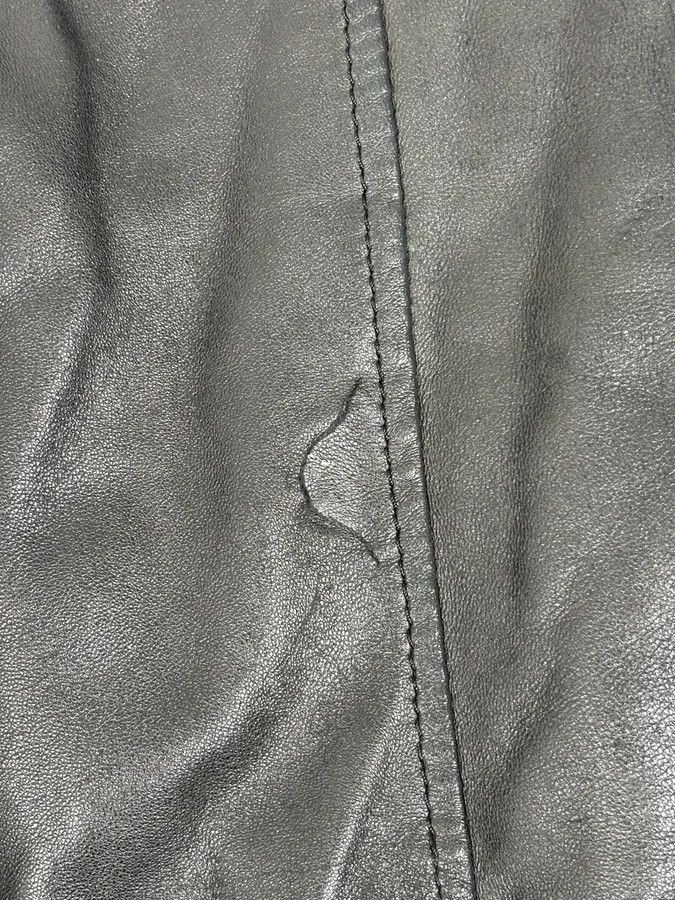 Dirk Bikkembergs AW2010 Bikkembergs Black Sheep Leather Bomber Jacket Size US S / EU 44-46 / 1 - 9 Thumbnail