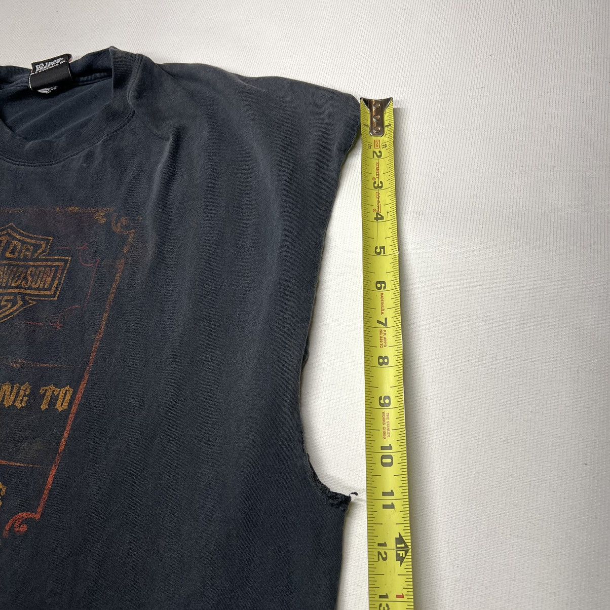 Harley Davidson × Vintage Harley Davidson Tee Shirt Black Sleeveless Biker Motorcycle Size US XXL / EU 58 / 5 - 18 Thumbnail