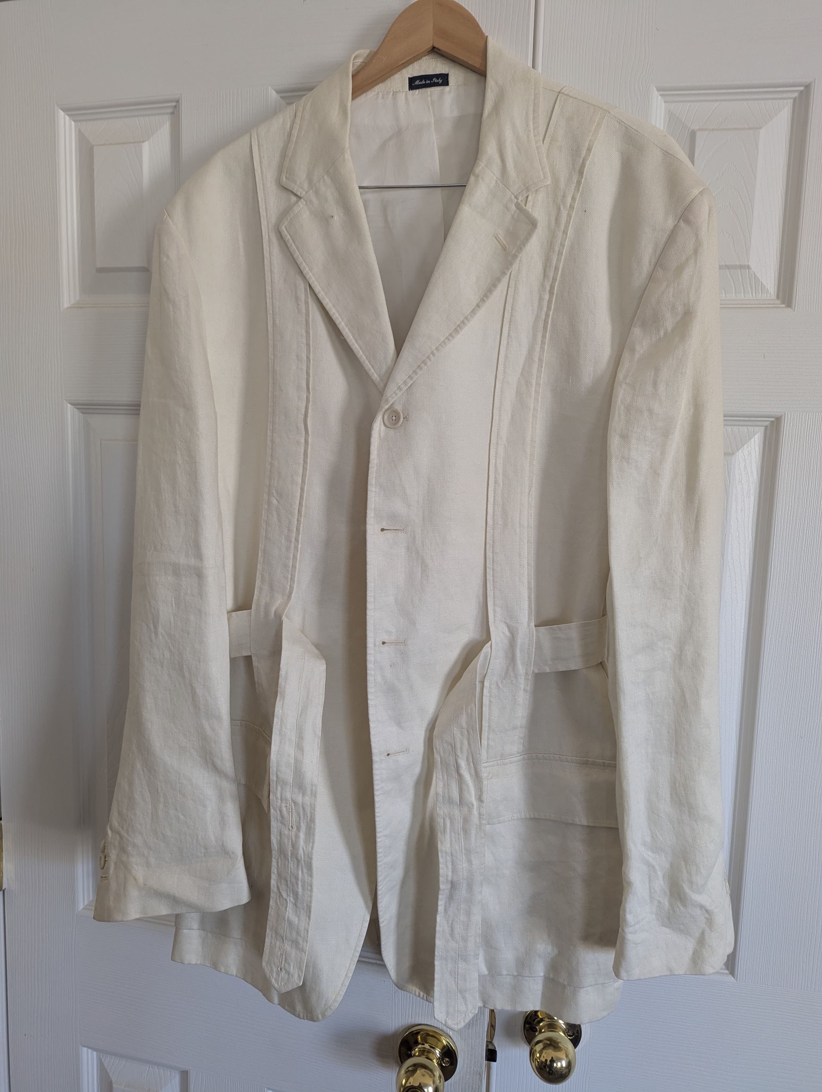 Polo Ralph Lauren Vintage Italian Linen Jacket Size 44L - 1 Thumbnail