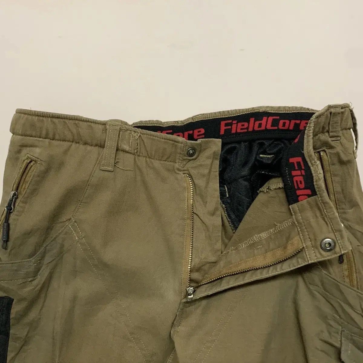 Vintage FIELDCORE Utility Multi Big Pocket Stretchable Cargo Pants Size US 33 - 5 Thumbnail