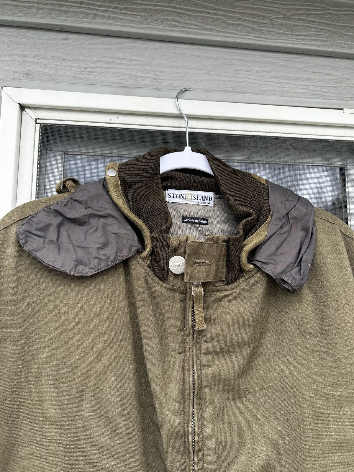 Stone Island Stone Island Jacket Green Vintage Size US XL / EU 56 / 4 - 3 Thumbnail