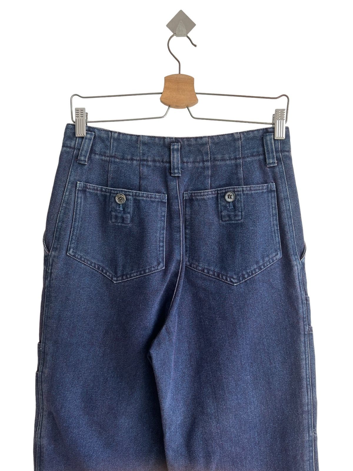 Final Home FW02 Hai Sporting Gear Indigo Parachute Pocket Baggy Denim Size US 30 / EU 46 - 9 Thumbnail
