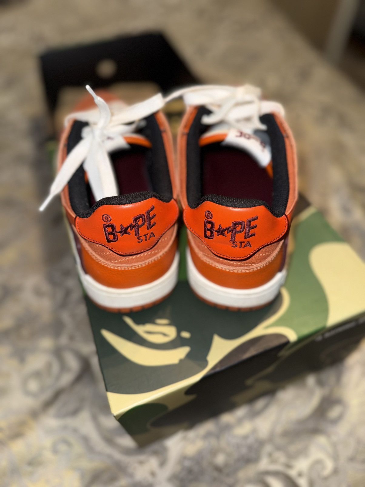 Bape Bape Sk8 Sta #2 M1 Orange Size US 9.5 / EU 42-43 - 3 Thumbnail
