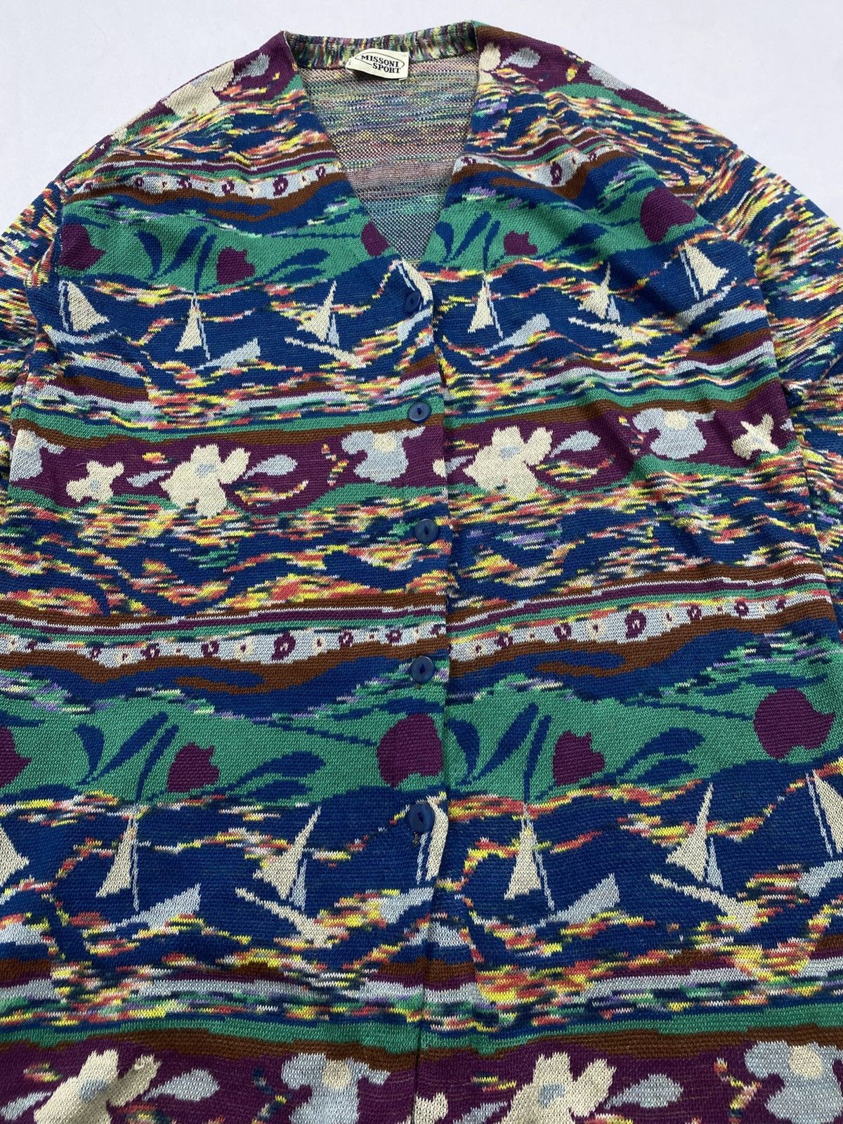 Missoni Vintage Missoni Sport Multicolour Coogie Style Size US L / EU 52-54 / 3 - 3 Thumbnail
