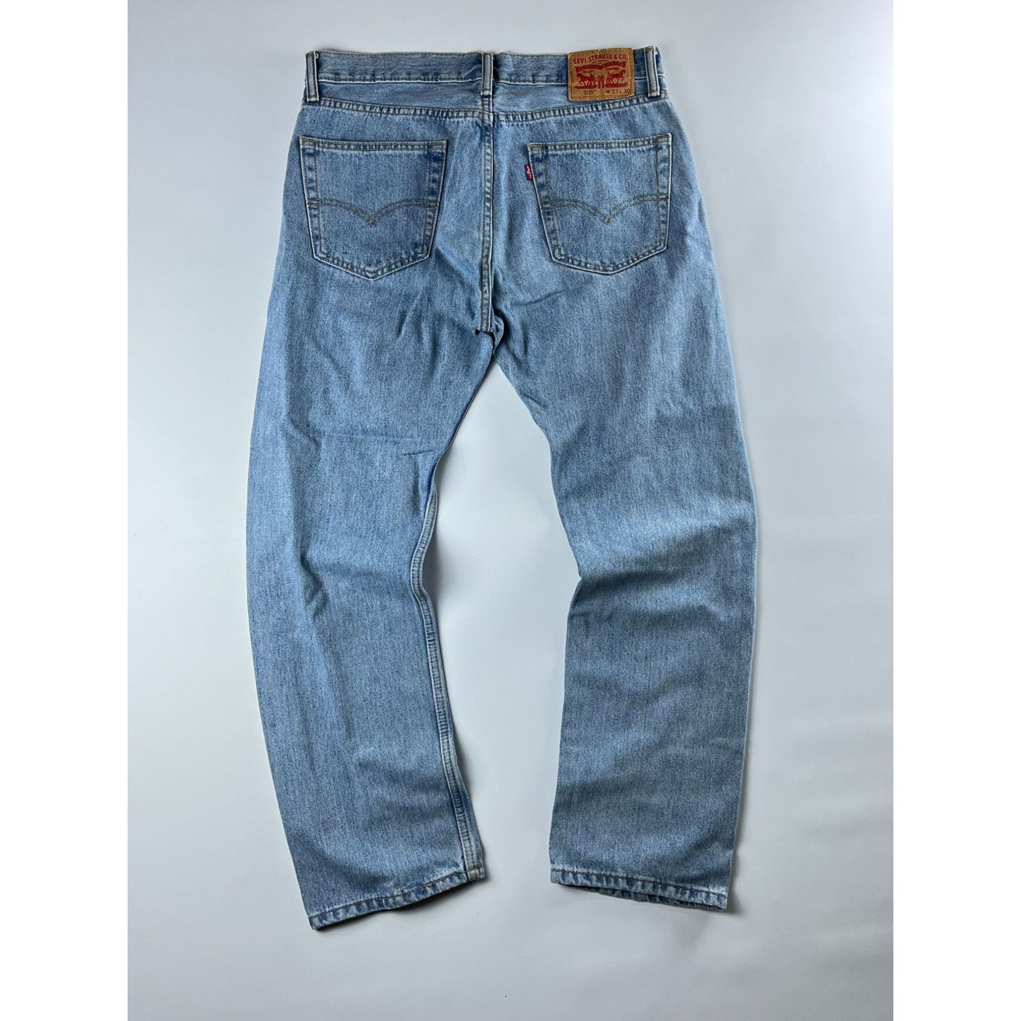 Levi's × Vintage Levis 505 Mens Vintage Blue Denim Jeans W33 L30 Straight Leg Size US 30 / EU 46 - 1 Thumbnail