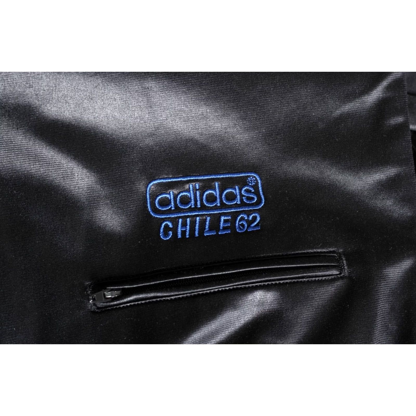 Adidas ADIDAS Track Jacket Men Size S Chile 62 Tracksuit Top VR2675 Black Tracksuit Top Jacket Size S Men Color Black Size 36R - 5 Thumbnail
