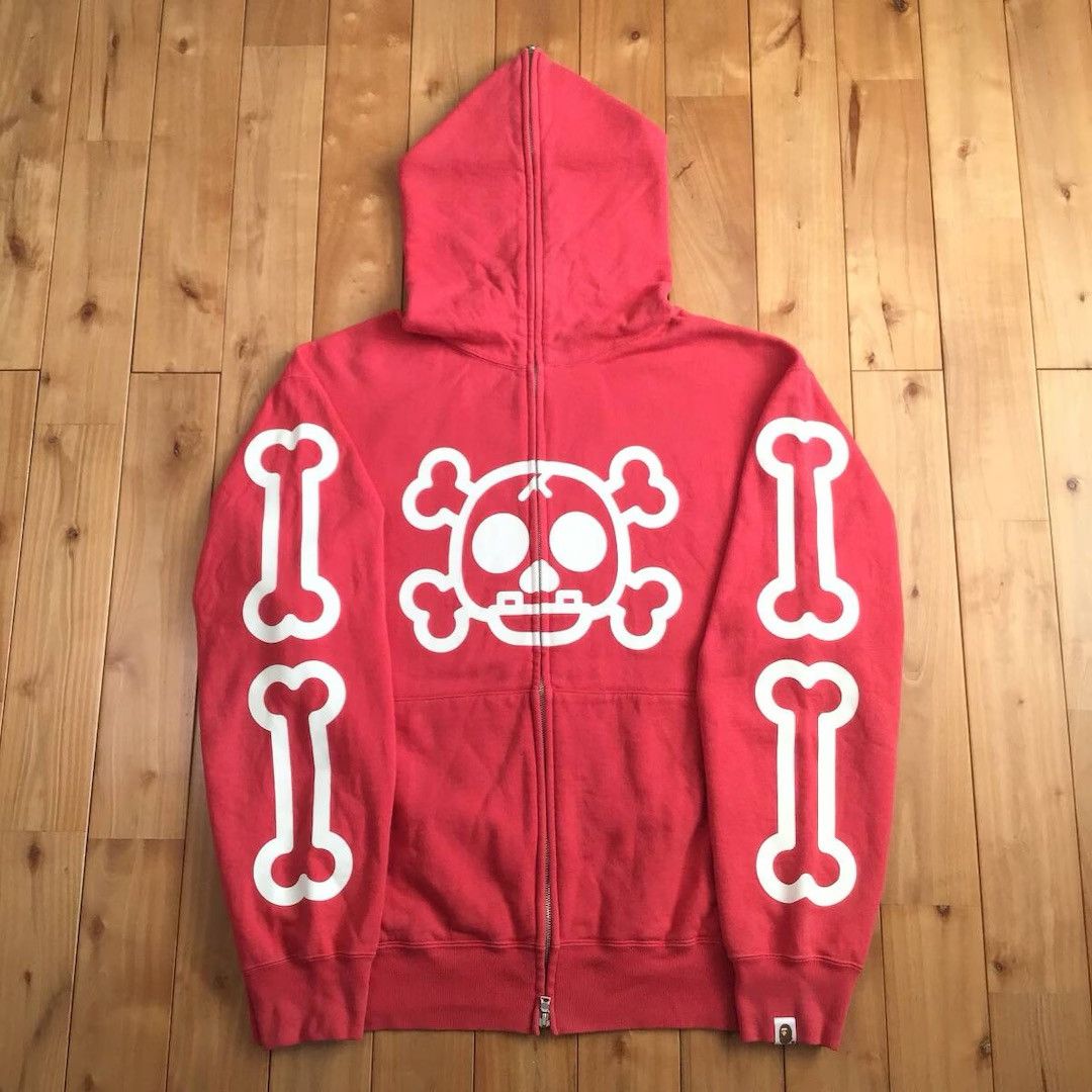 Bape BAPE MILO BONE full zip hoodie a bathing ape NIGO Size US L / EU 52-54 / 3 - 1 Thumbnail