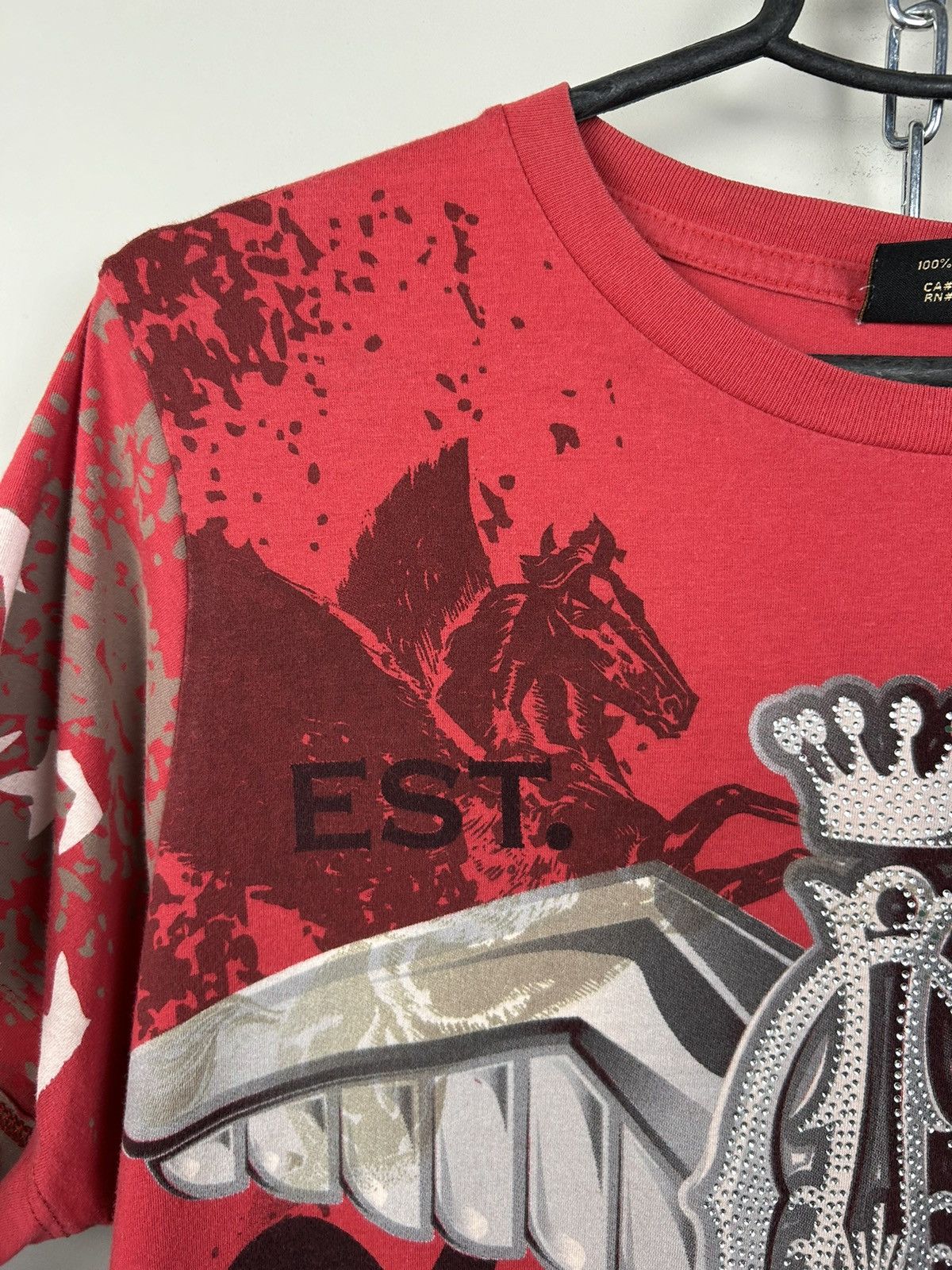 Christian Audigier Christian Audigier Full Print Tatto Rare T shirt Size US M / EU 48-50 / 2 - 4 Thumbnail