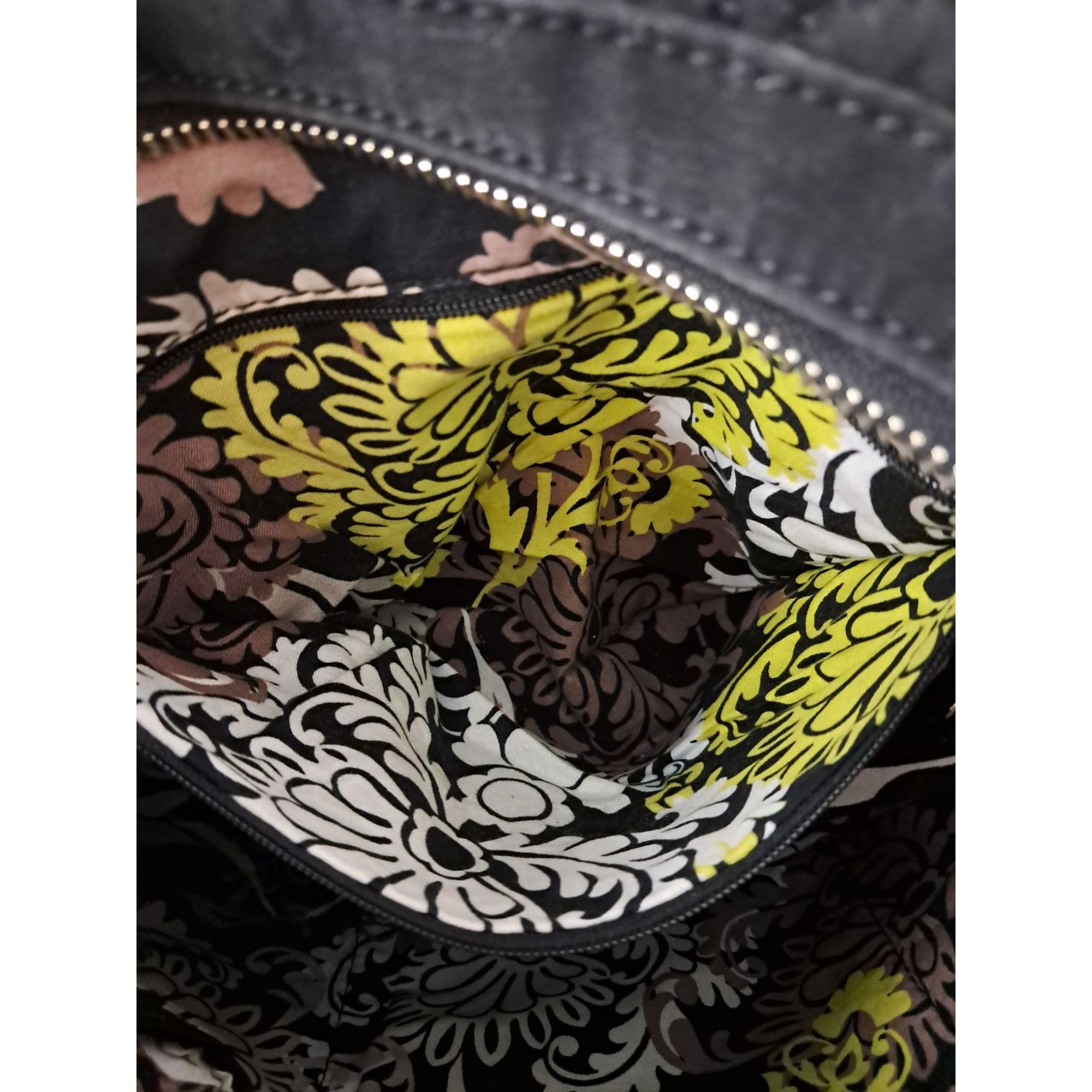 Vera Bradley Vera Bradley Black Quilted Shoulder Tote Bag Size ONE SIZE - 9 Thumbnail