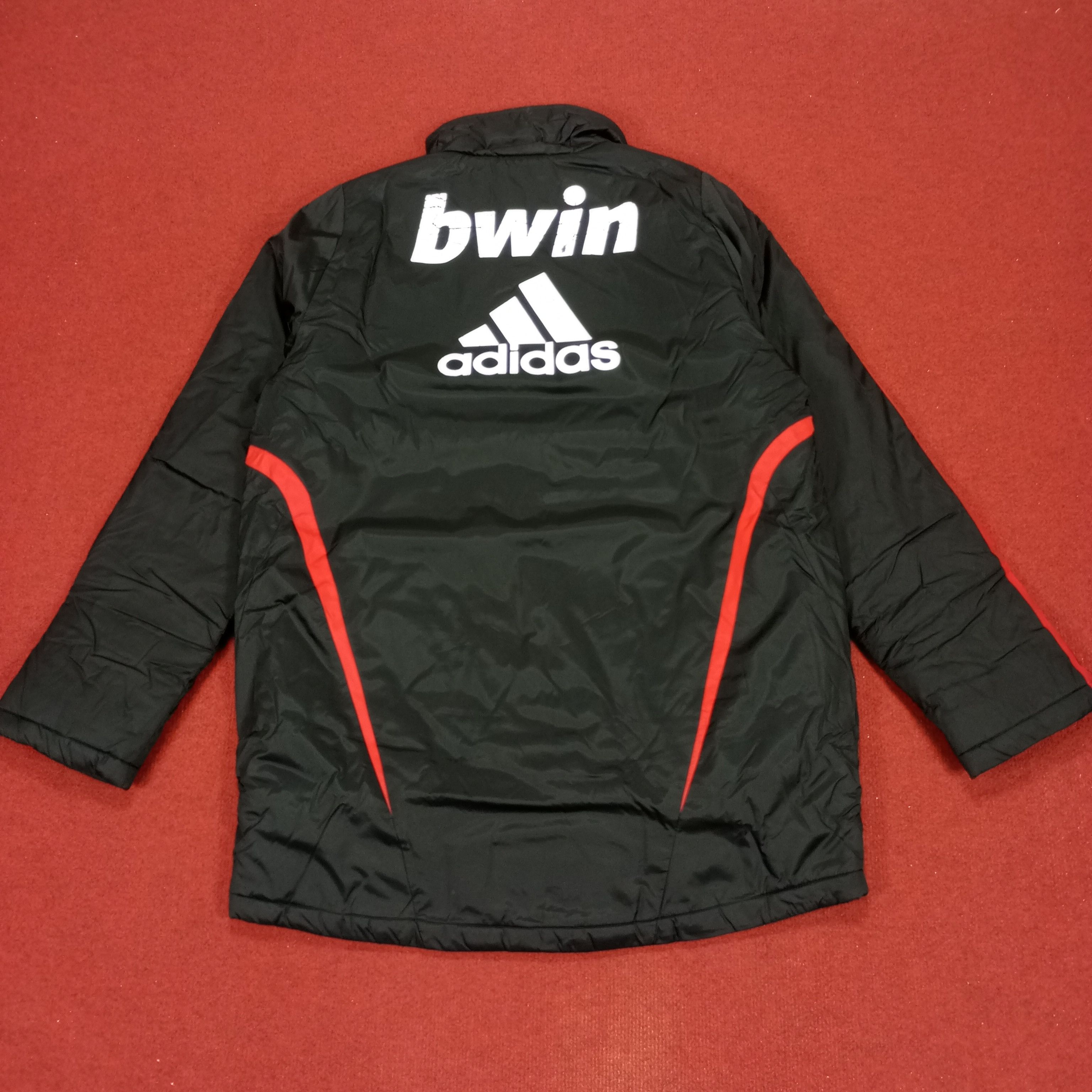 Adidas × Vintage Adidas AC Milan Soccer Football Club Jacket Coach Style Size US XL / EU 56 / 4 - 3 Thumbnail