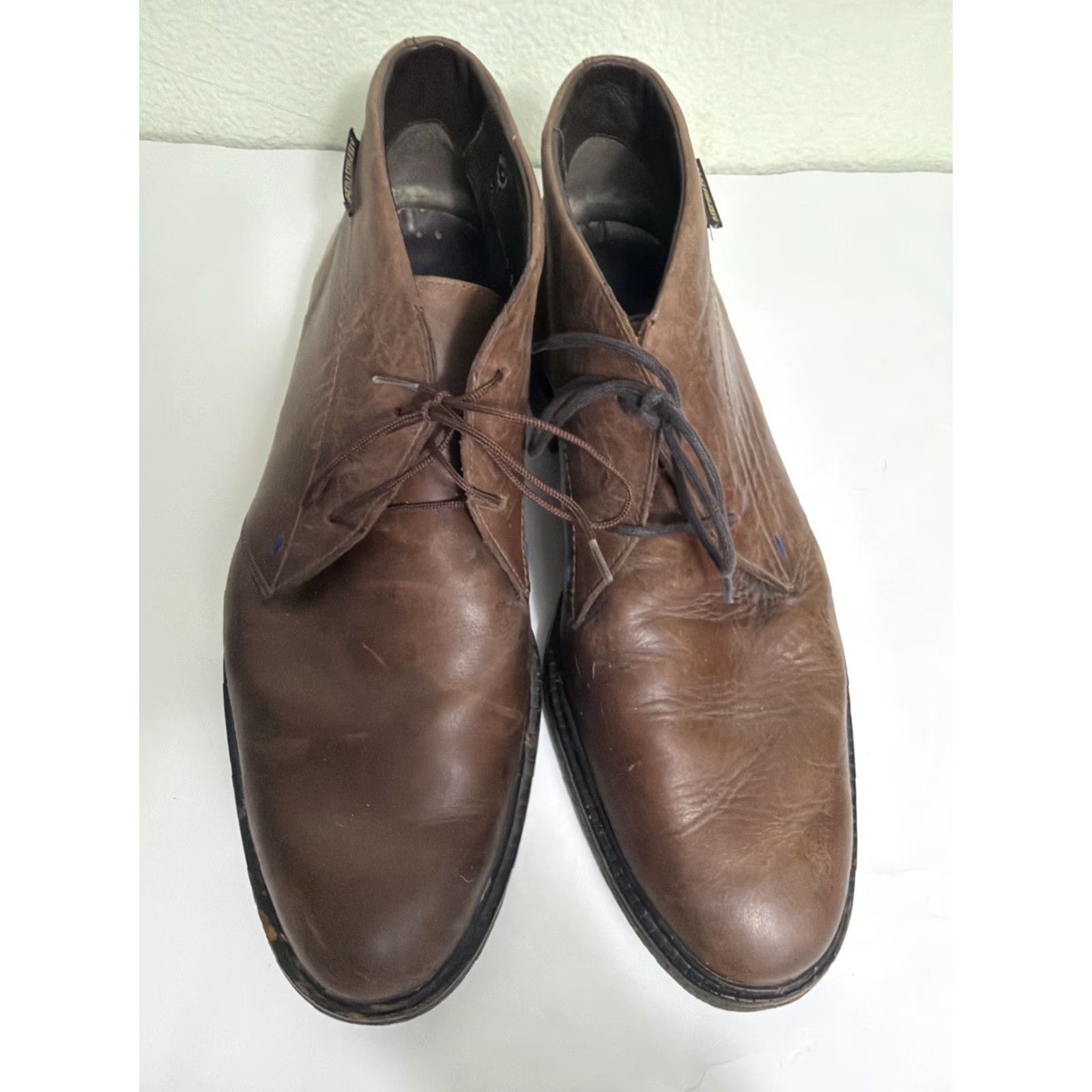 Mephisto Mephisto Brown Leather Chukka Boots Ankle Boot Portugal US 10.5 Mens Brown Leather Chukka Boots Size US 11 / EU 44 - 7 Thumbnail